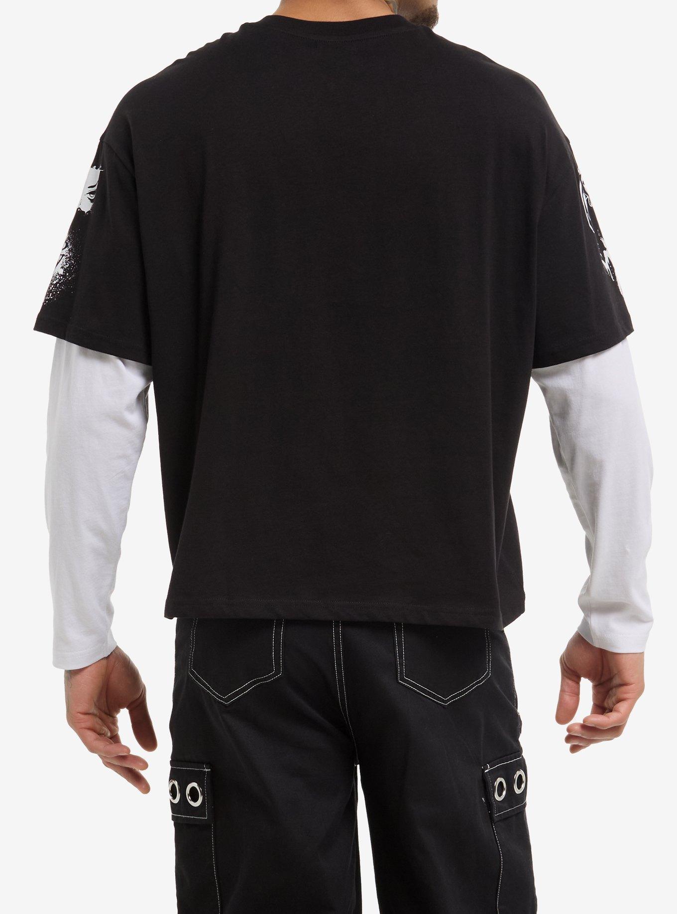 Noise & Decay Anime Demon Twofer Long-Sleeve T-Shirt, , alternate