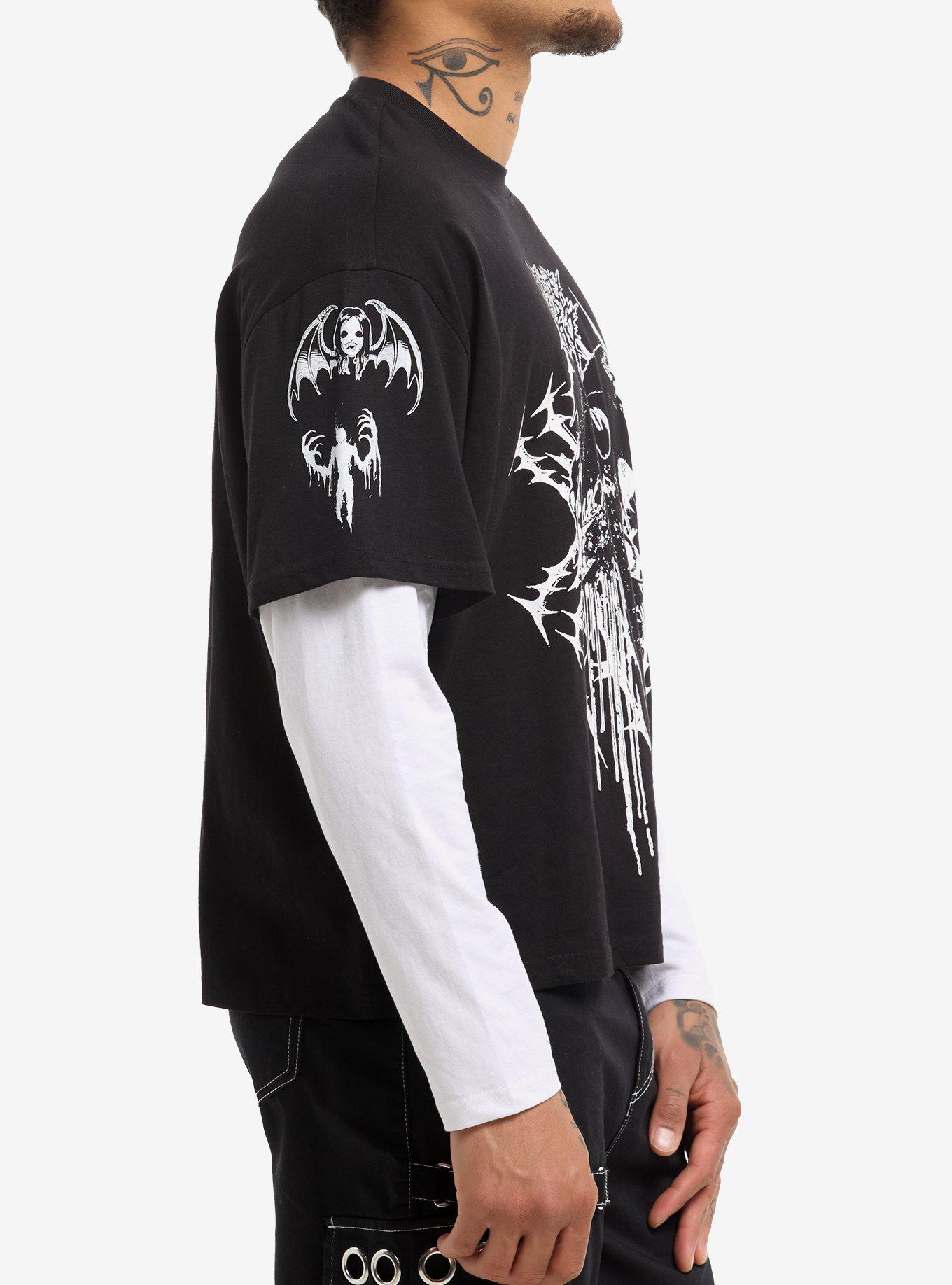 Noise & Decay Anime Demon Twofer Long-Sleeve T-Shirt, , alternate