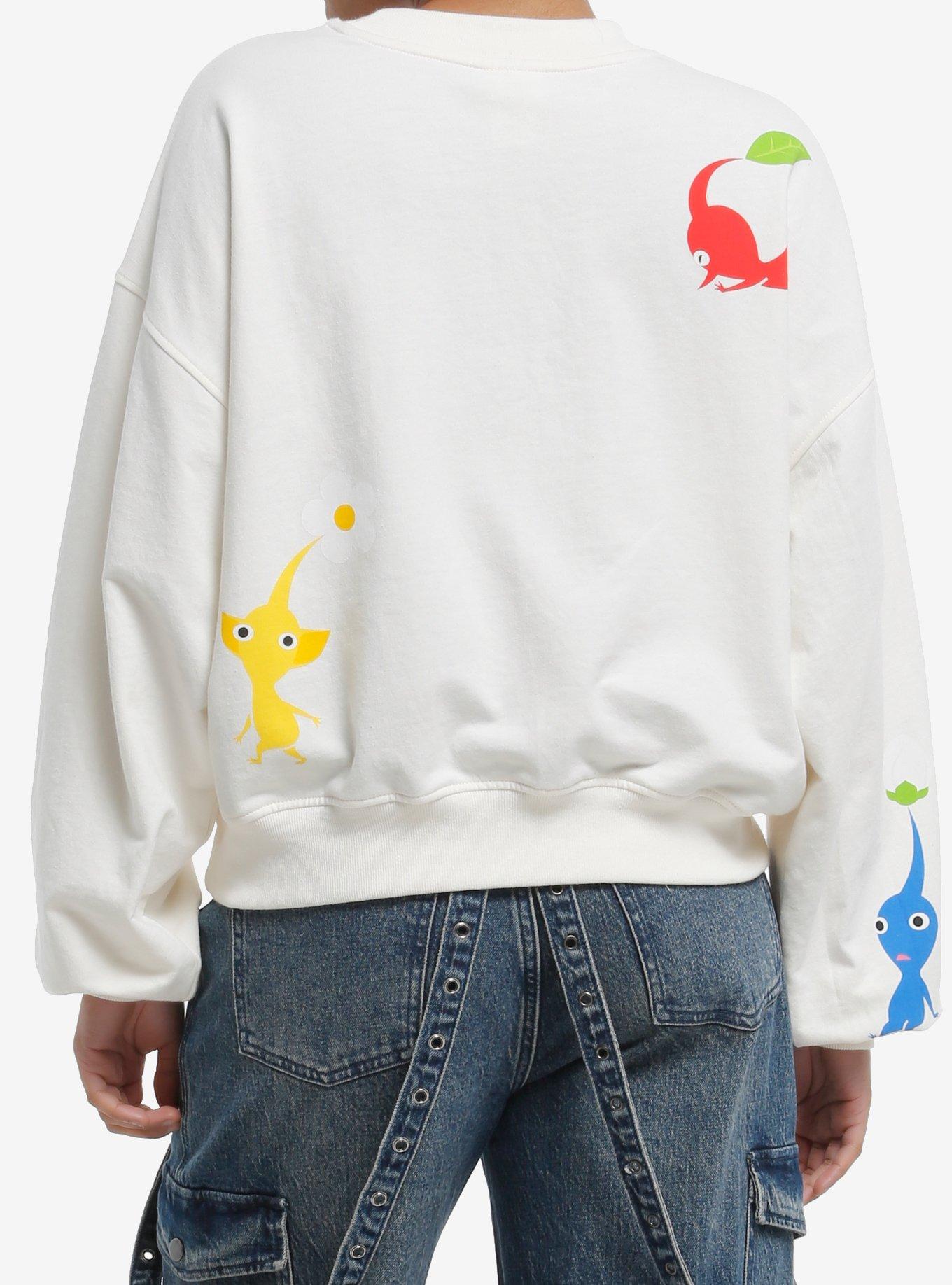 Pikmin Characters Girls Sweatshirt, , hi-res