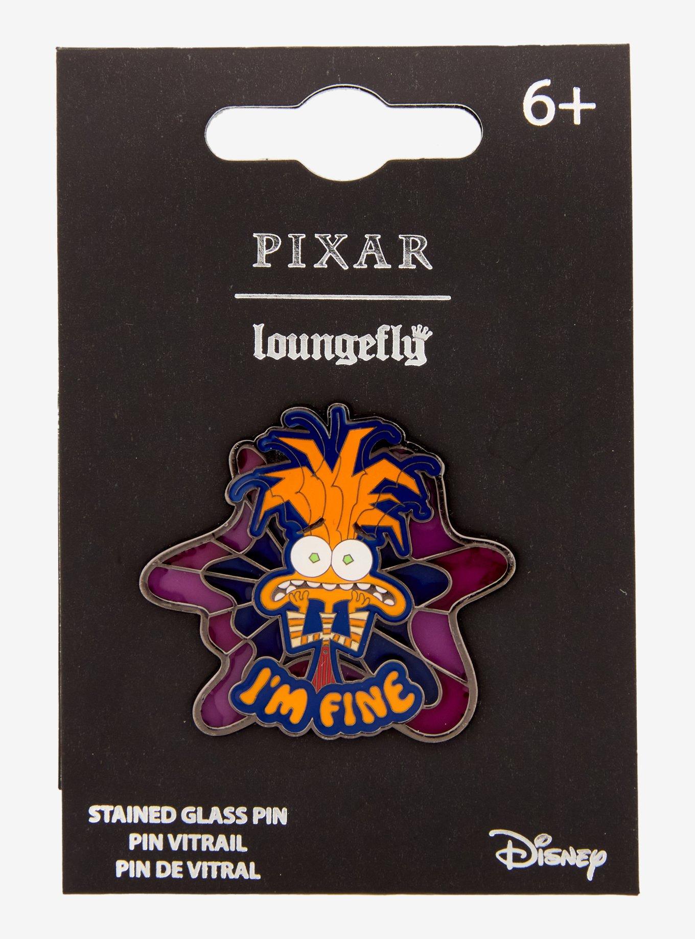 Loungefly Disney Pixar Inside Out 2 Anxiety Enamel Pin, , hi-res