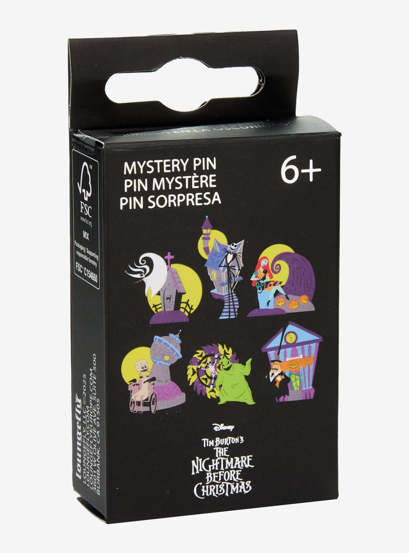 Loungefly The Nightmare Before Christmas Character Blind Box Enamel Pin, , hi-res