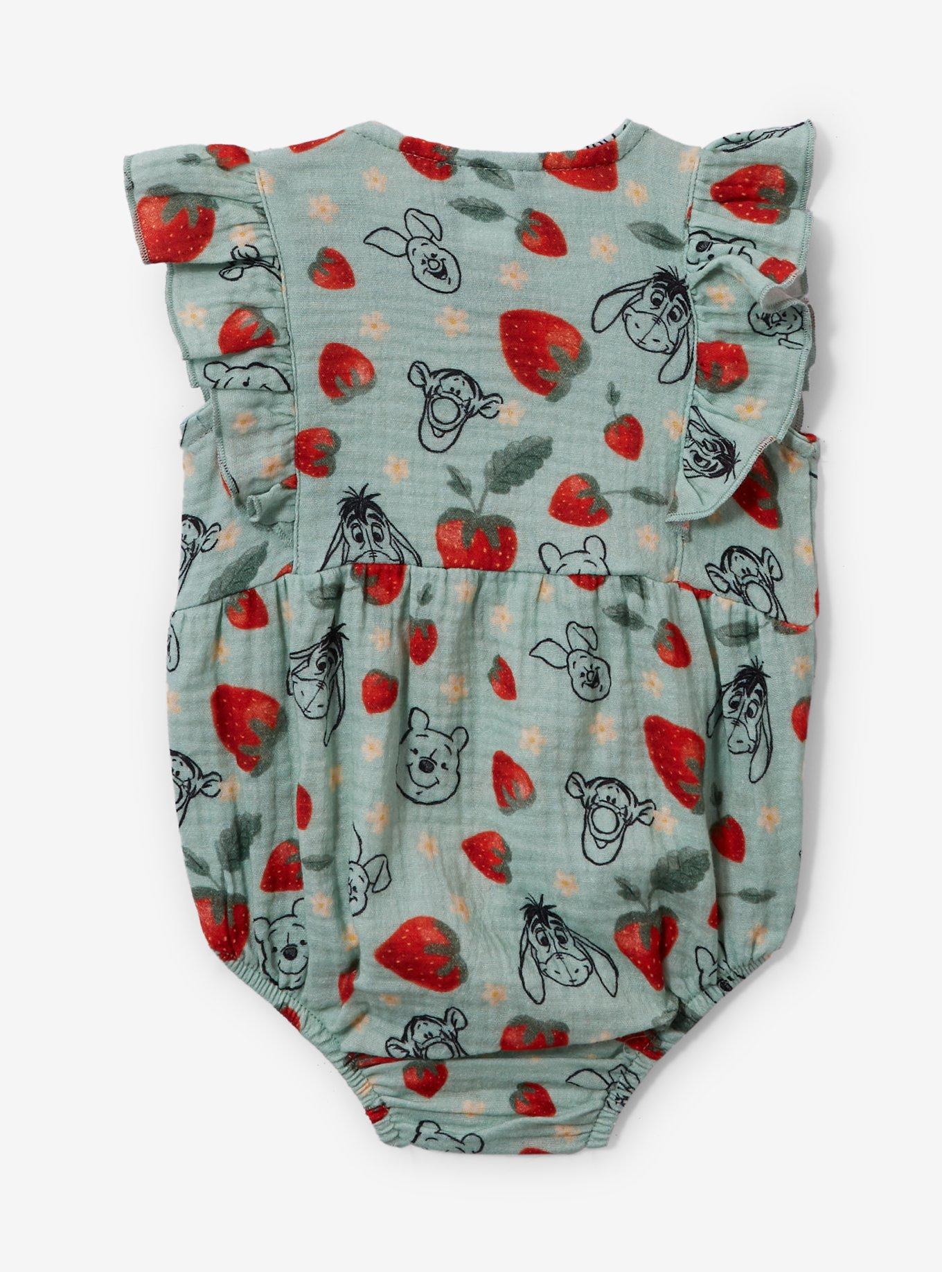 Disney Winnie the Pooh Strawberry Pooh and Friends Infant One-Piece &mdash; BoxLunch Exclusive, , alternate