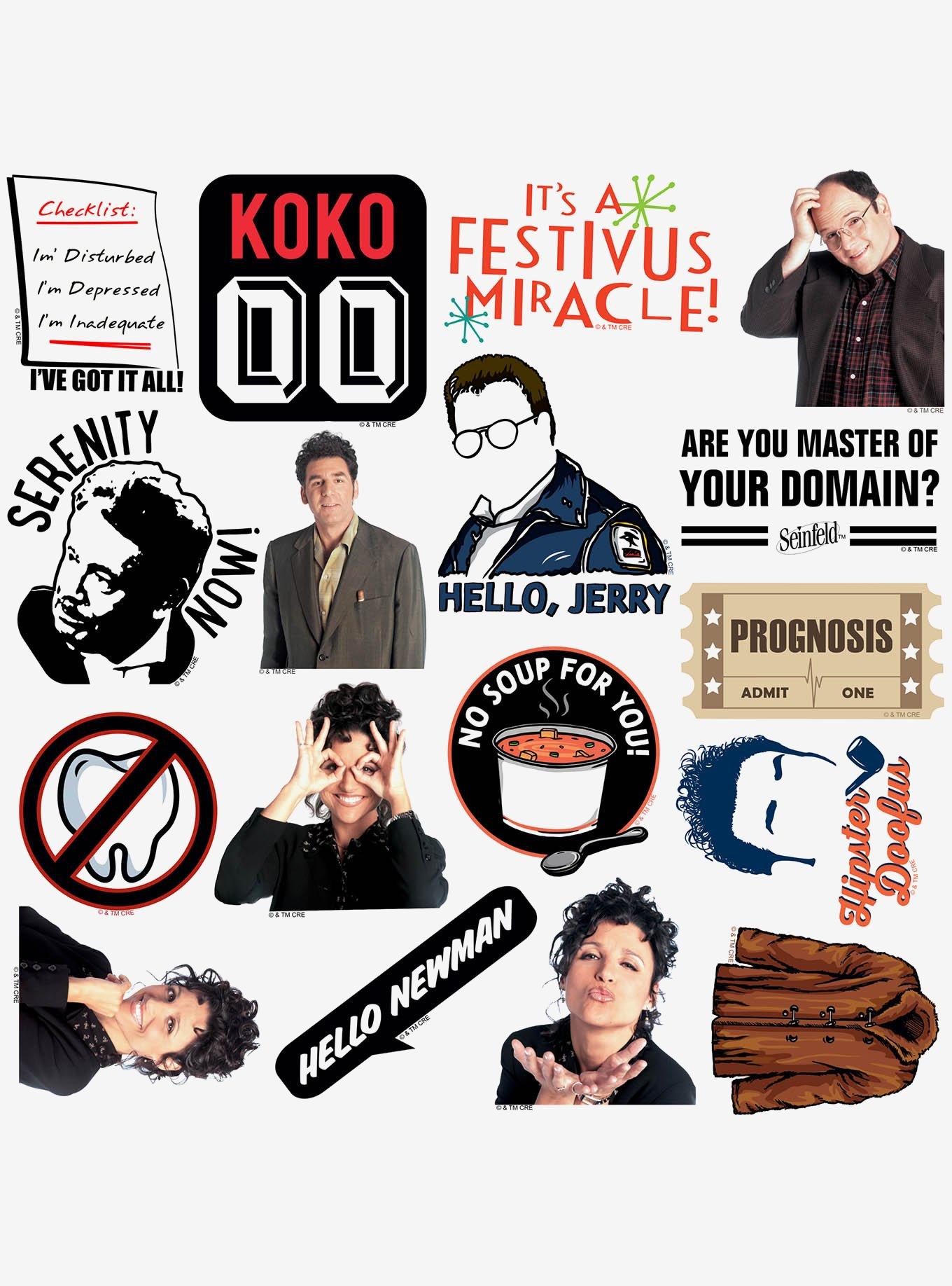 Seinfeld 2nd Variety 100ct Vinyl Stickers Variety Pack, , alternate