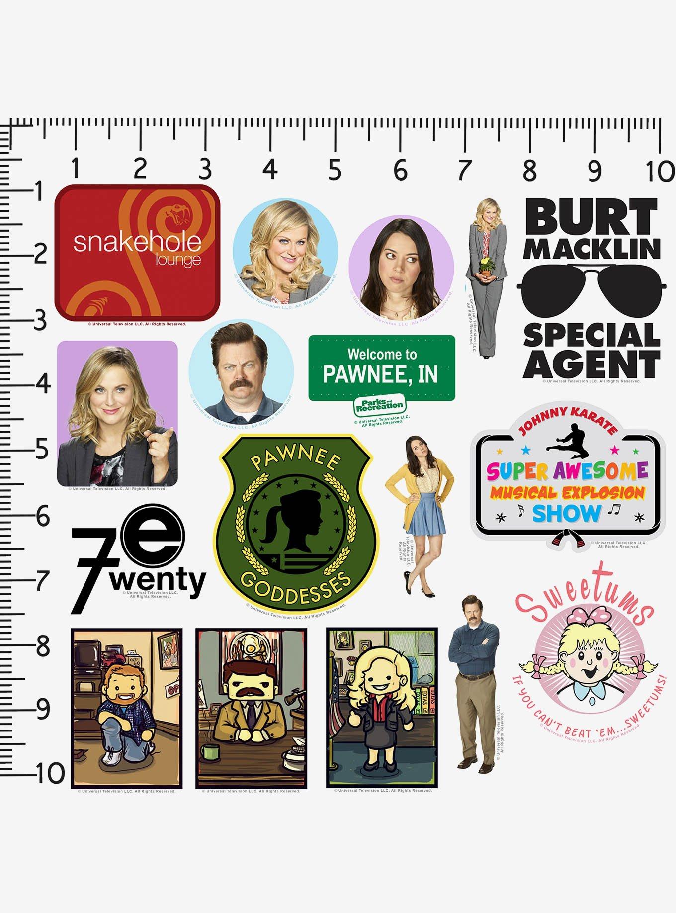 Parks and Recreation 100ct Vinyl Stickers Variety Pack, , hi-res