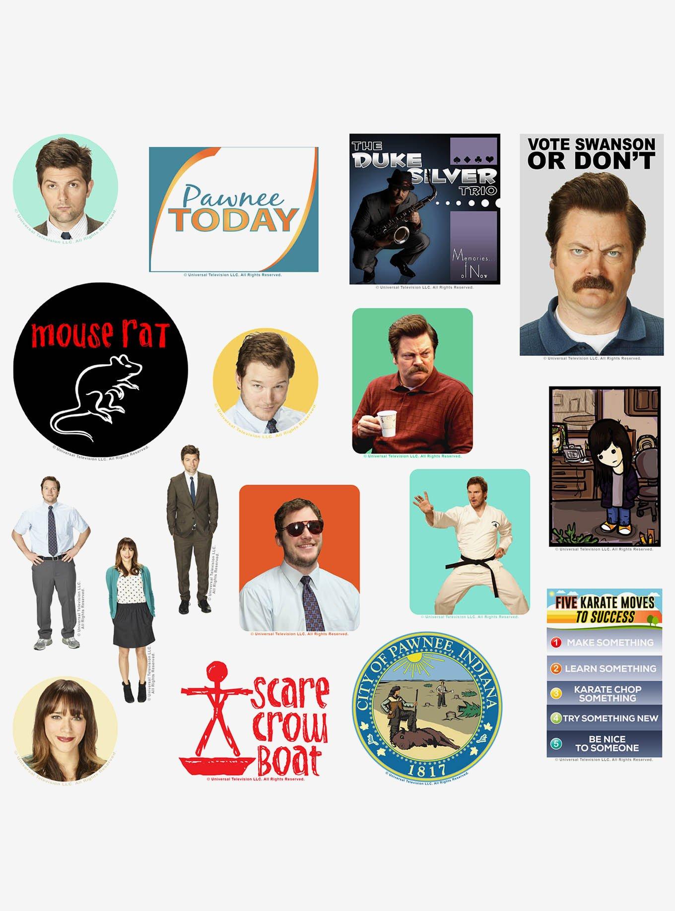 Parks and Recreation 100ct Vinyl Stickers Variety Pack, , alternate