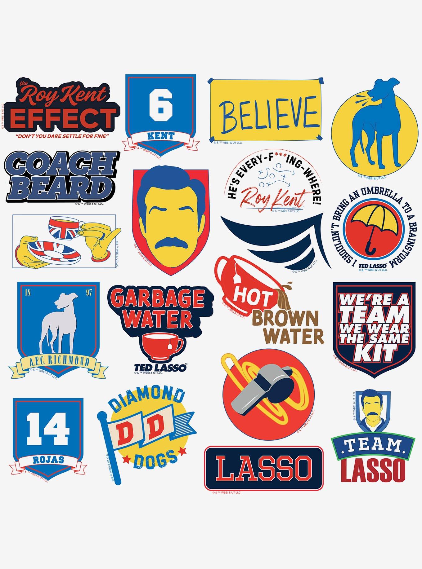 Ted Lasso 100ct Vinyl Stickers Variety Pack, , alternate