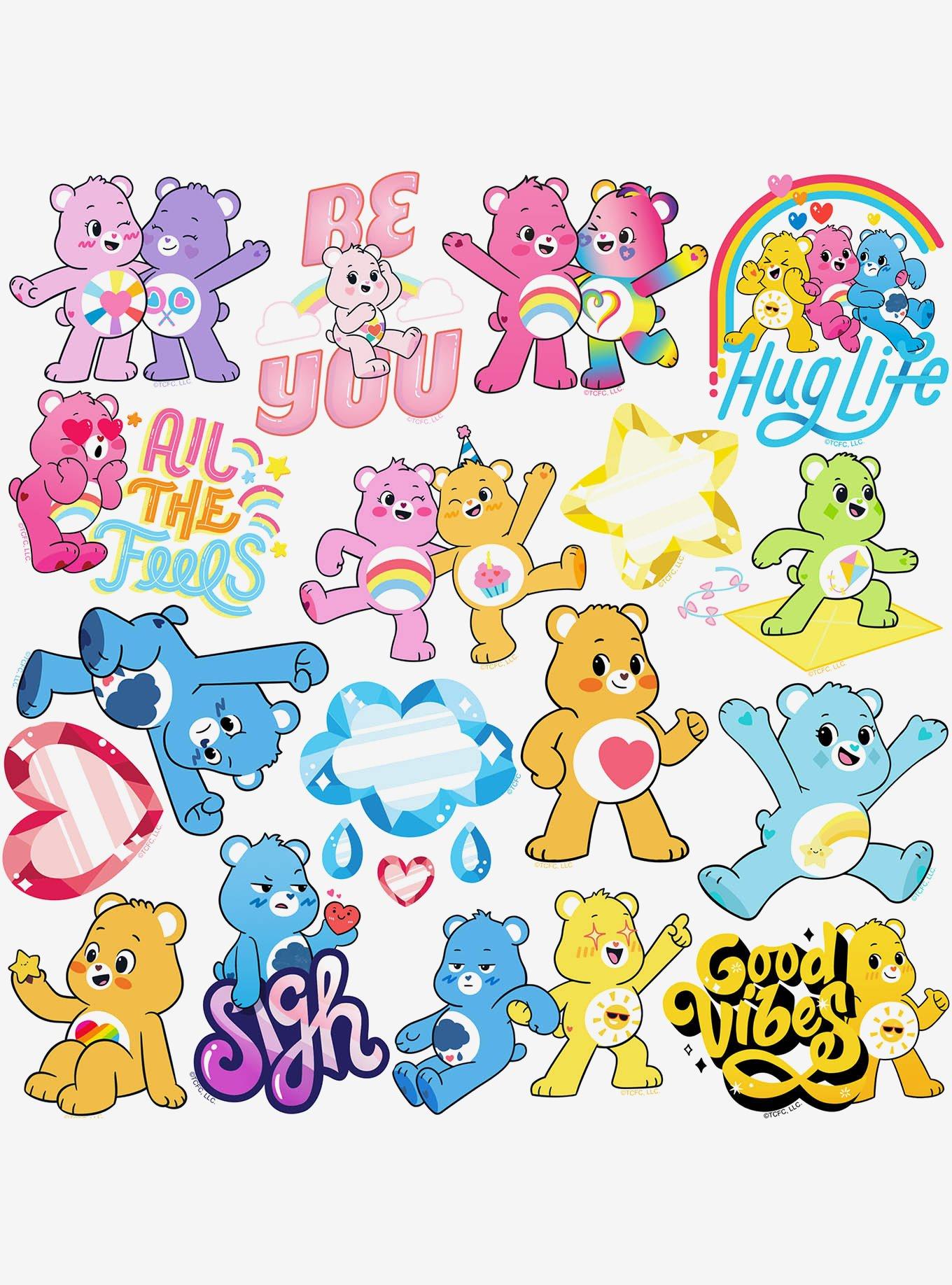 Care Bears: Unlock the Magic 100ct Vinyl Stickers Variety Pack, , alternate