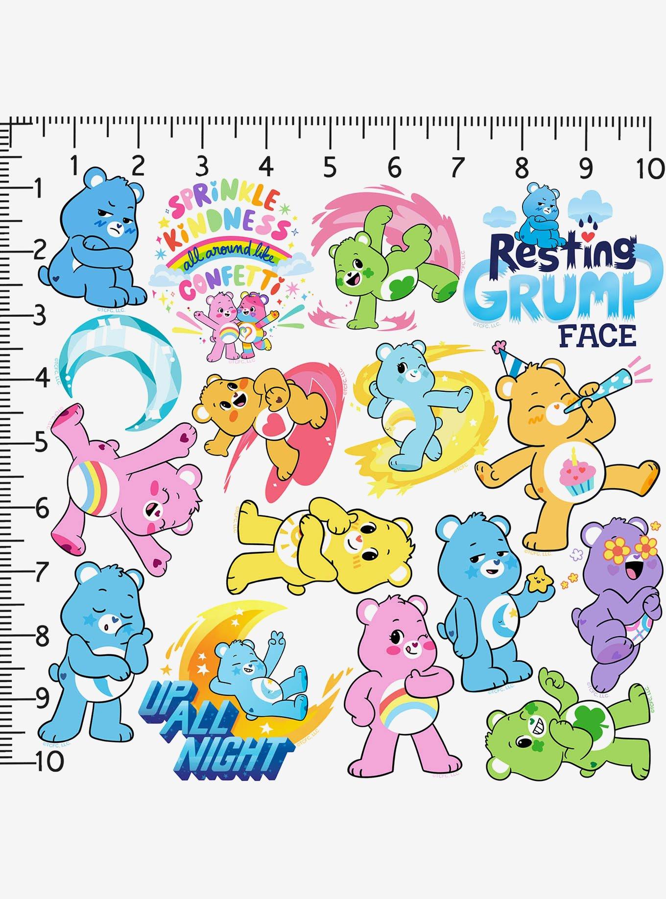 Care Bears: Unlock the Magic 100ct Vinyl Stickers Variety Pack, , alternate