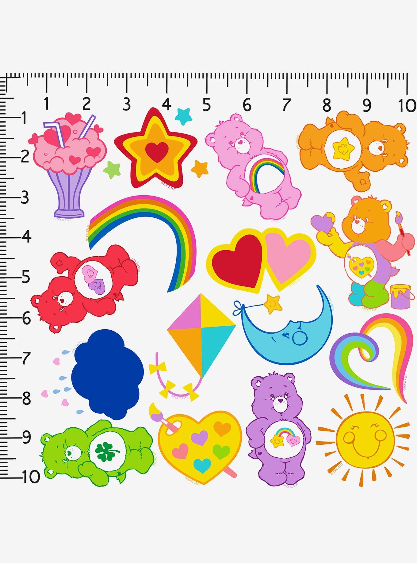 Care Bears and Tummy Emblems 100ct Vinyl Stickers Variety Pack, , alternate
