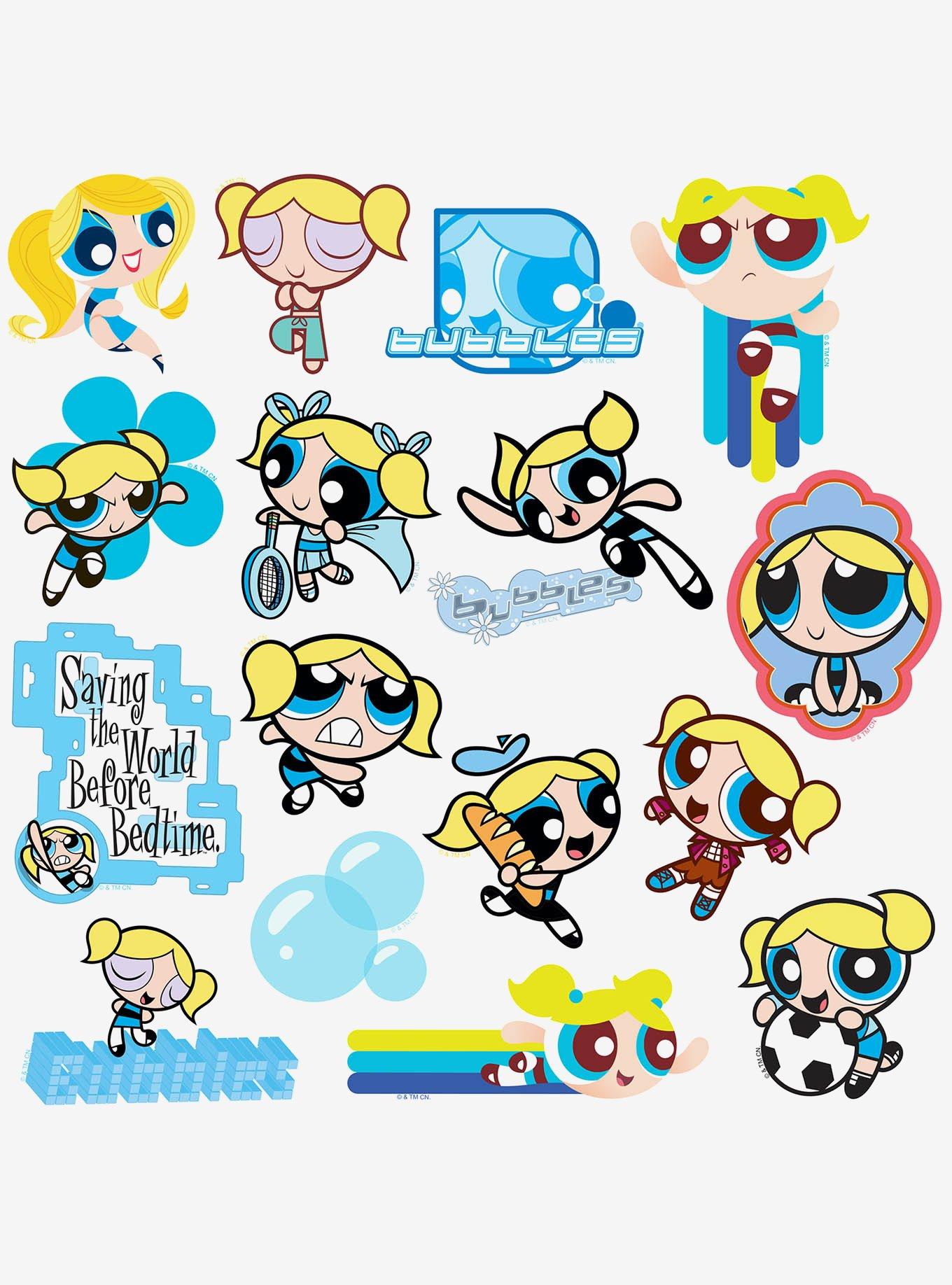 Powerpuff Girls Bubbles 100ct Vinyl Stickers Variety Pack, , alternate
