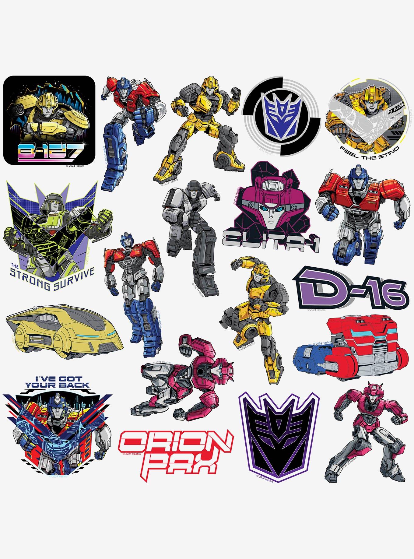 Transformers One 100ct Vinyl Stickers Variety Pack, , alternate