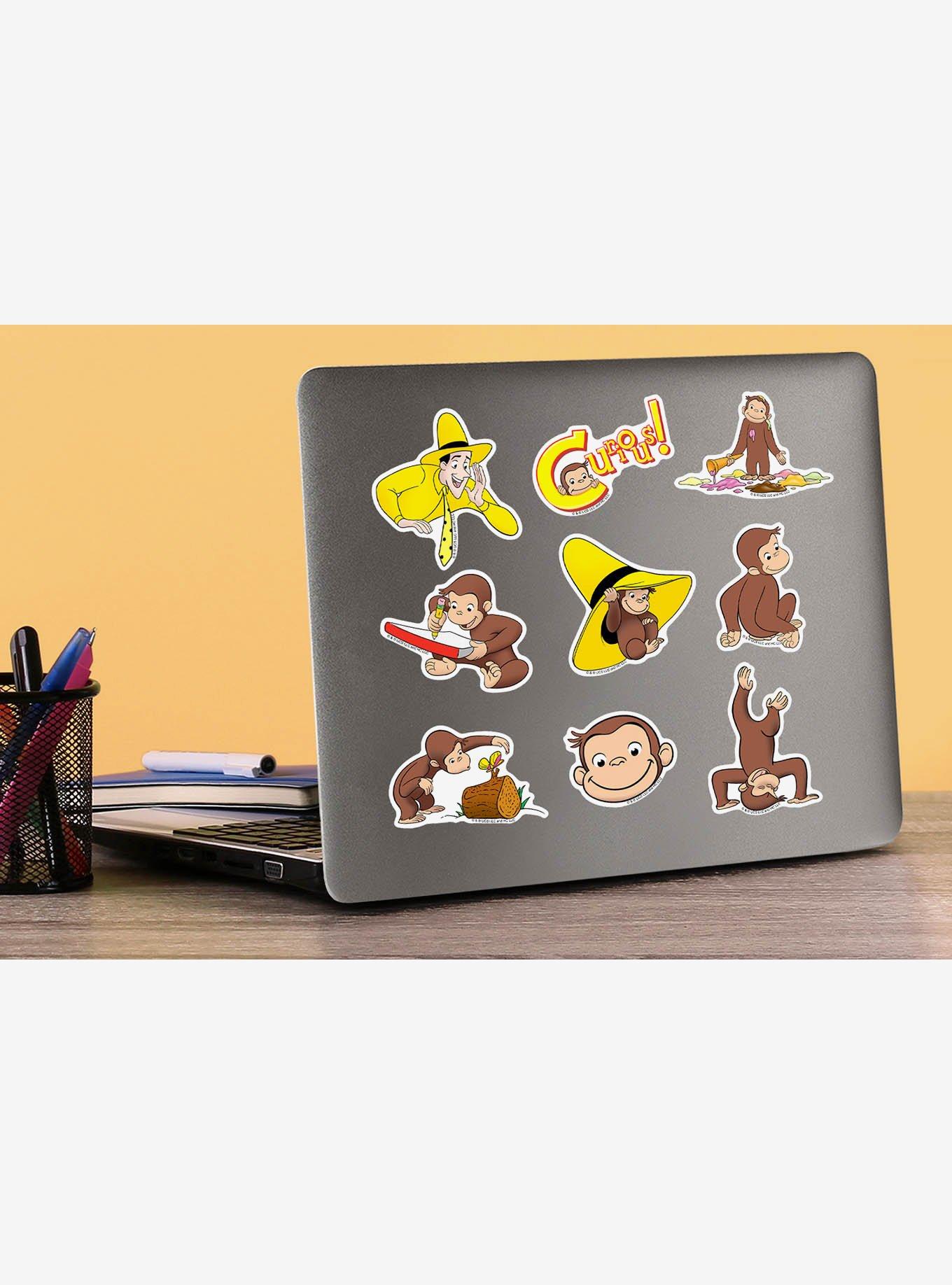Curious George Character 100ct Vinyl Stickers Variety Pack, , hi-res