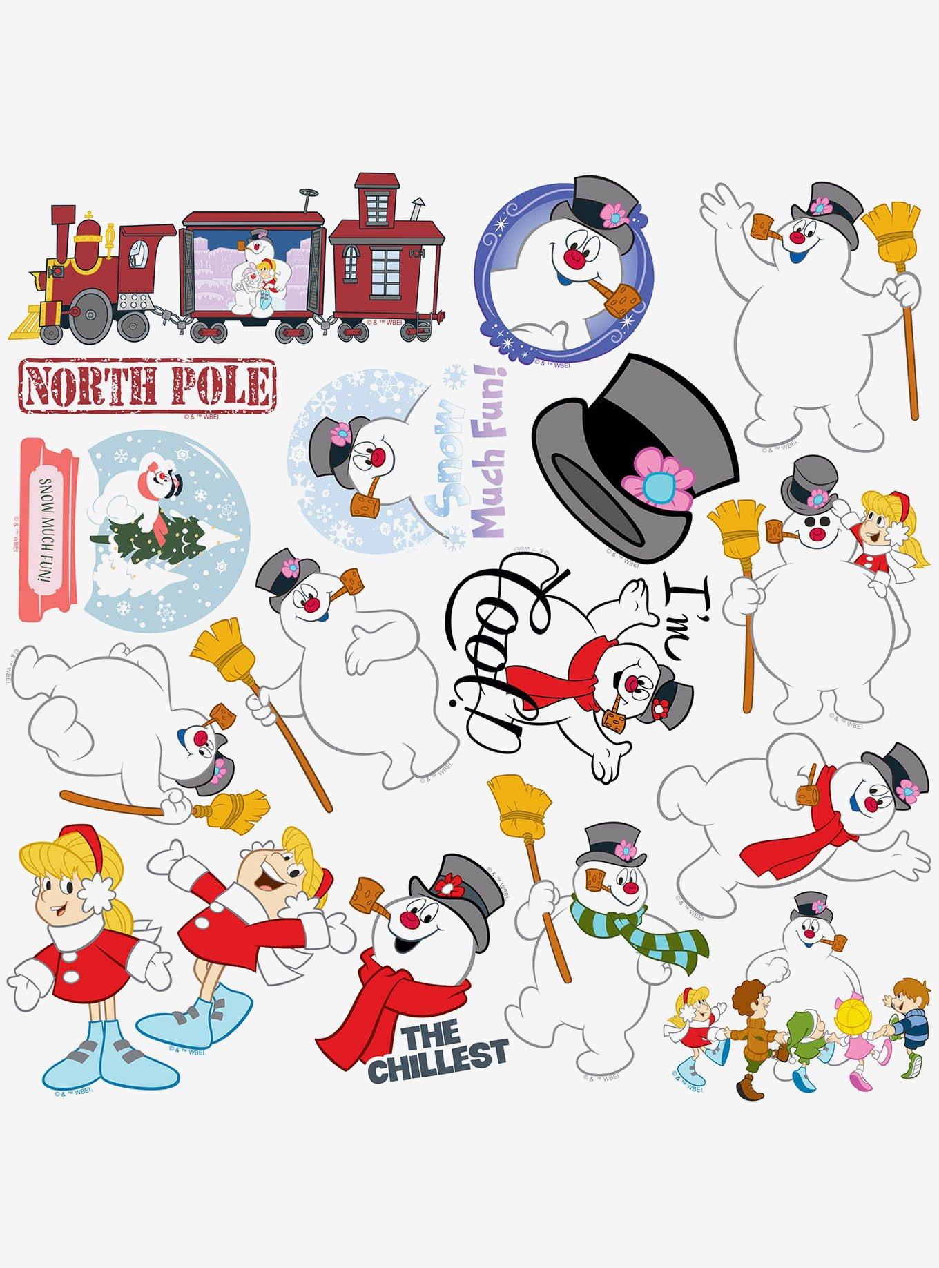 Frosty the Snowman 100ct Vinyl Stickers Variety Pack, , alternate