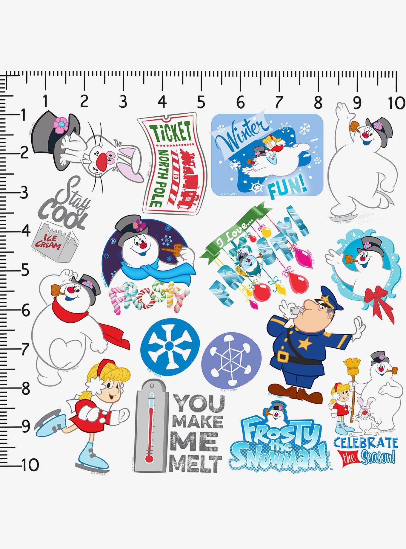 Frosty the Snowman 100ct Vinyl Stickers Variety Pack, , alternate
