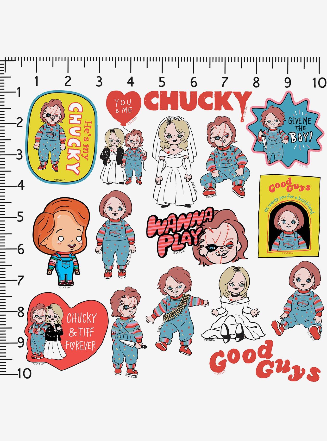 Chucky 100ct Vinyl Stickers Variety Pack, , alternate