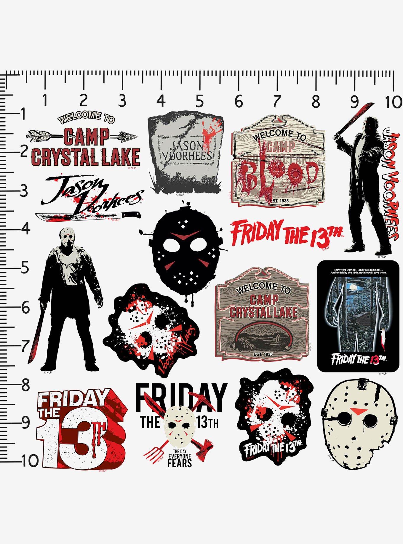 Friday the 13th 100ct Vinyl Stickers Variety Pack, , alternate