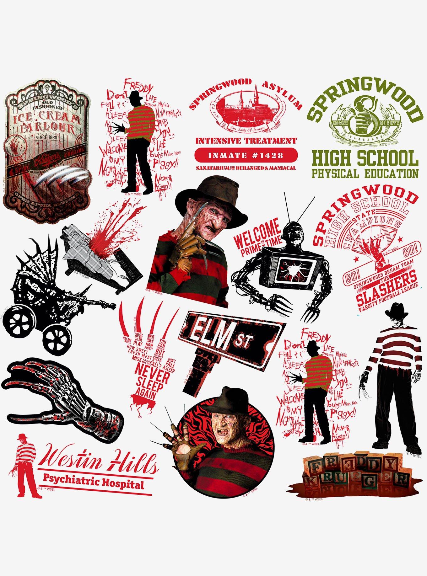A Nightmare On Elm Street 100ct Vinyl Stickers Variety Pack, , alternate