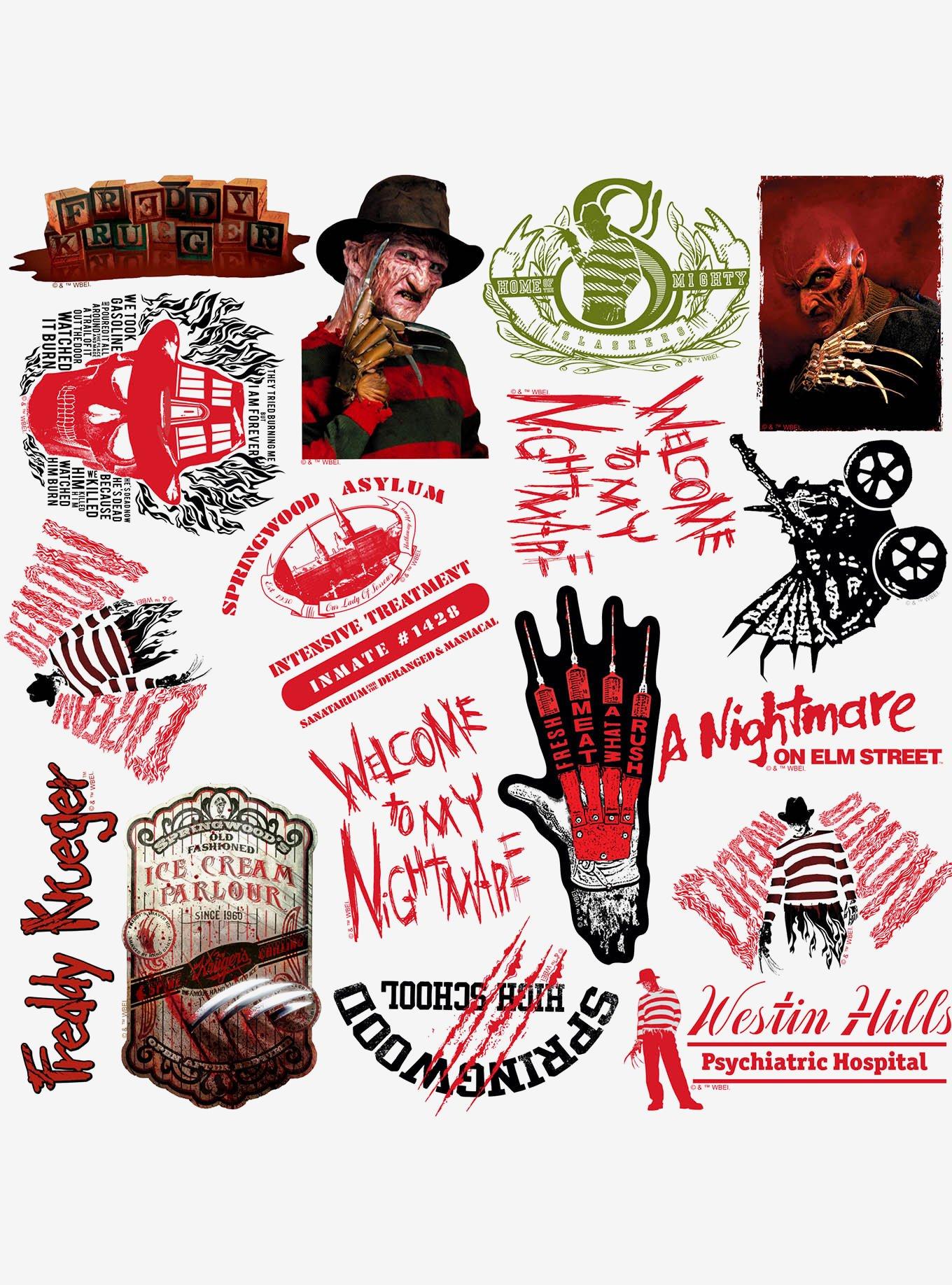 A Nightmare On Elm Street 100ct Vinyl Stickers Variety Pack, , alternate