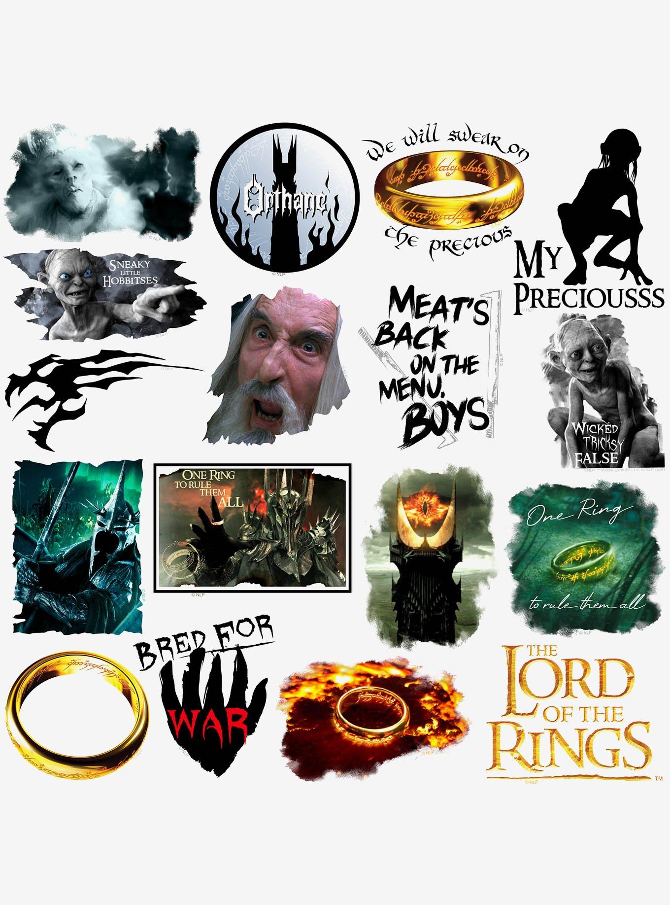 Lord of the Rings Dark Forces 100ct Vinyl Stickers Variety Pack, , alternate