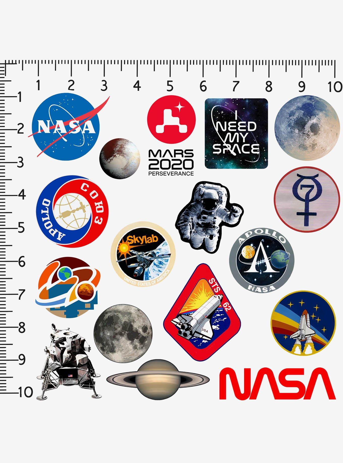 NASA Missions 100ct Vinyl Stickers Variety Pack, , alternate
