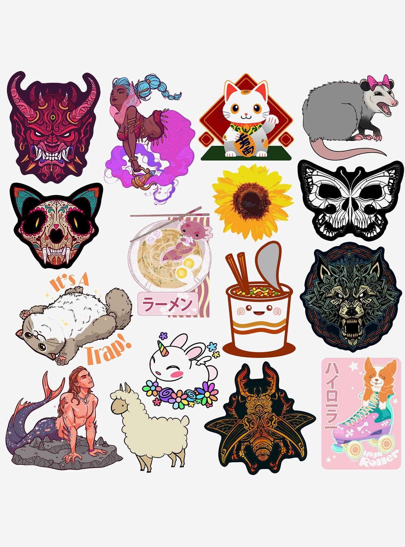 Random Cool Sticker Decals 100ct Vinyl Stickers Variety Pack, , alternate