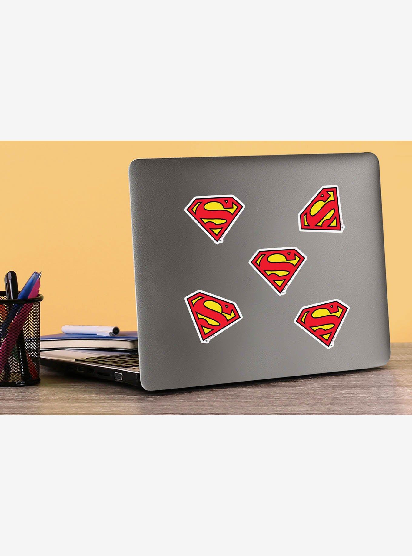 DC Comics Superman Shield Logo 100ct Vinyl Stickers Variety Pack, , hi-res