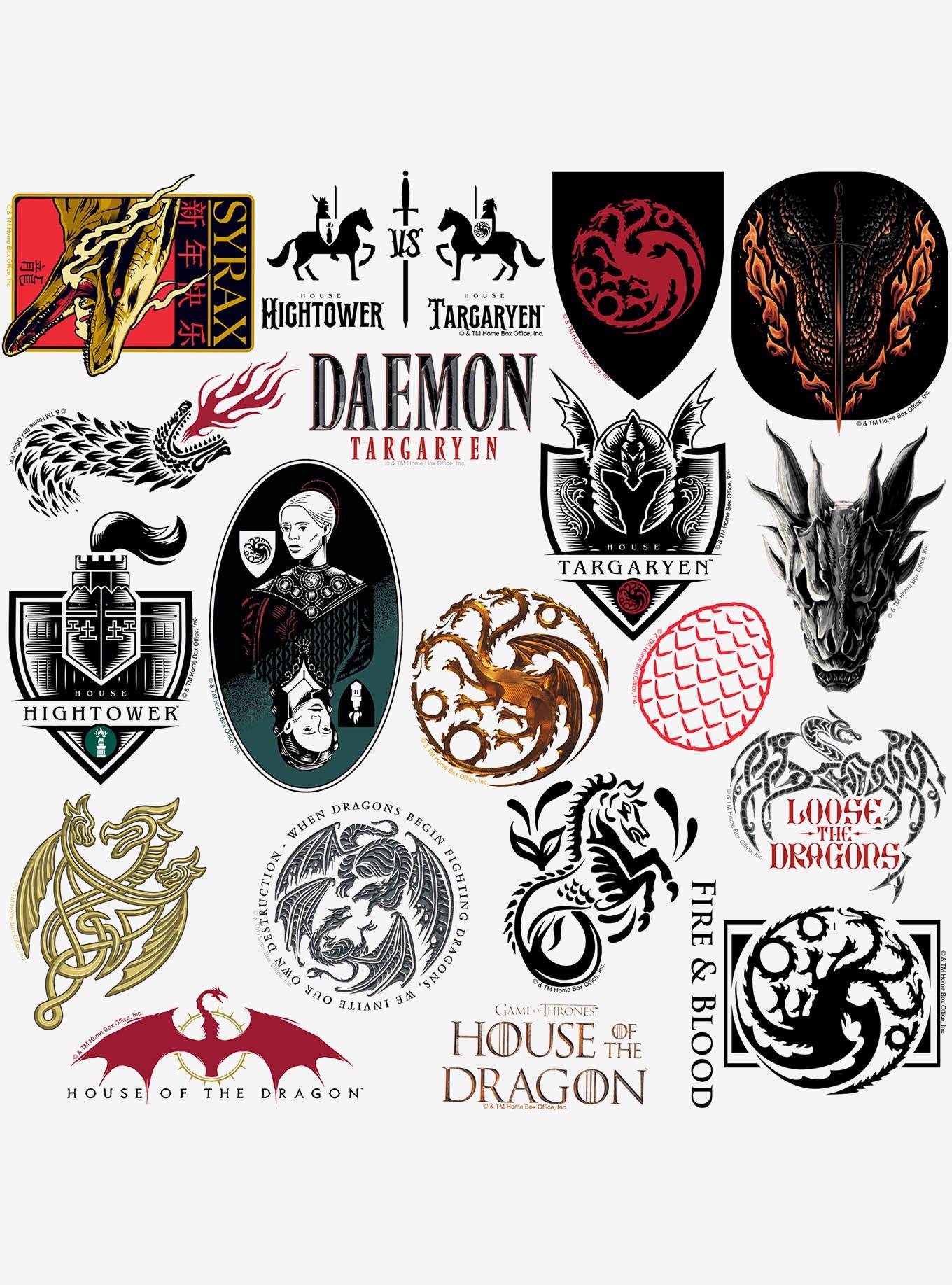 House of the Dragon 100ct Vinyl Stickers Variety Pack, , alternate