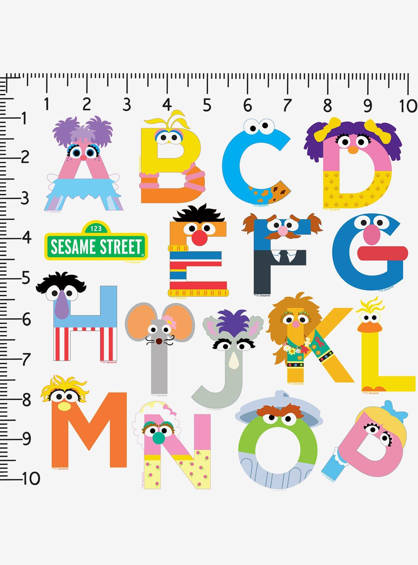 Sesame Street Alphabet 100ct Vinyl Stickers Variety Pack, , alternate