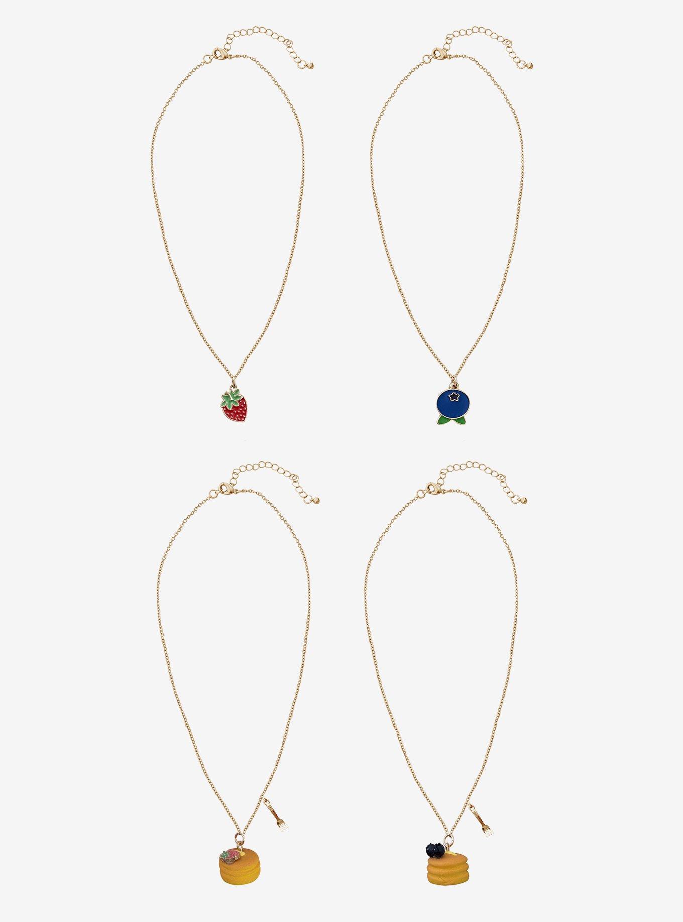 Thorn & Fable Berry Pancake Best Friend Necklace Set, , alternate