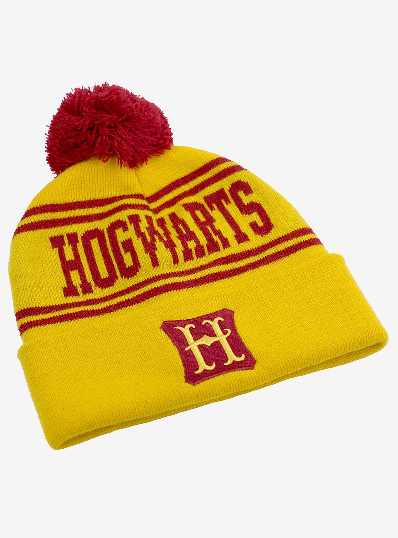 Harry Potter Hogwarts Pom Knit Beanie, , alternate