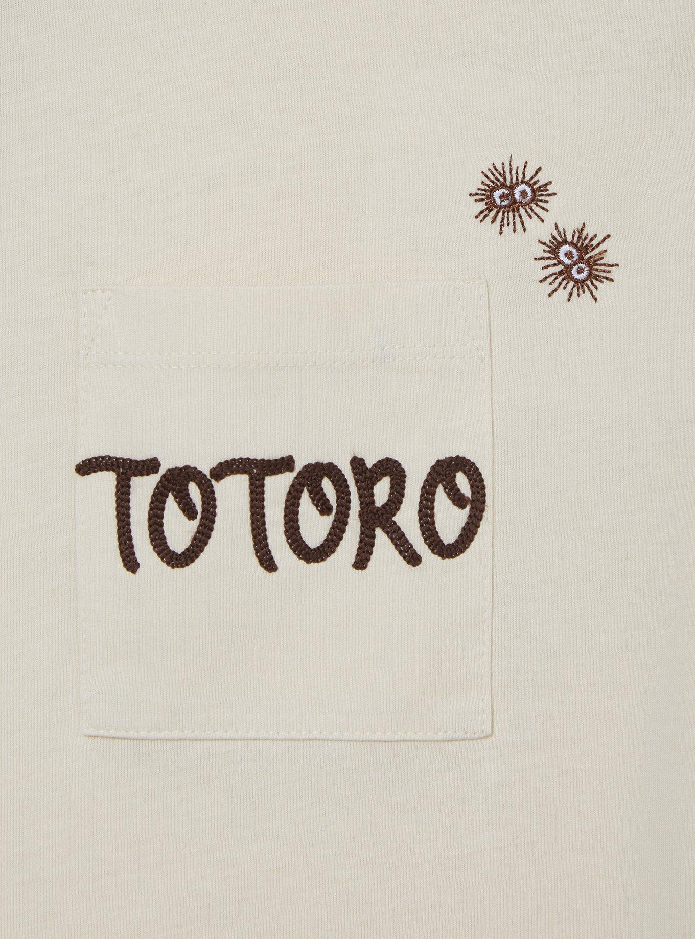 Studio Ghibli® My Neighbor Totoro Floral Totoro Women's Plus Size Cropped T-Shirt - BoxLunch Exclusive, CREAM, alternate