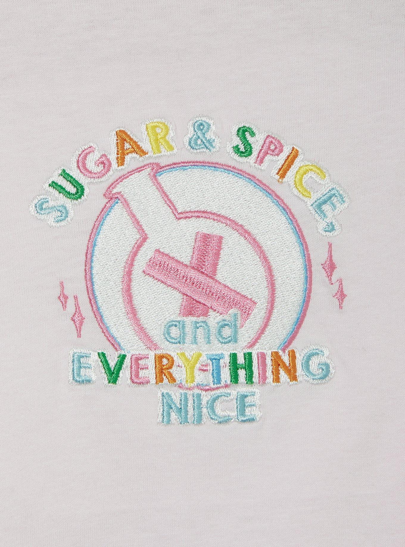 The Powerpuff Girls Chemical X Women's Cropped Long Sleeve T-Shirt - BoxLunch Exclusive, LIGHT PINK, alternate