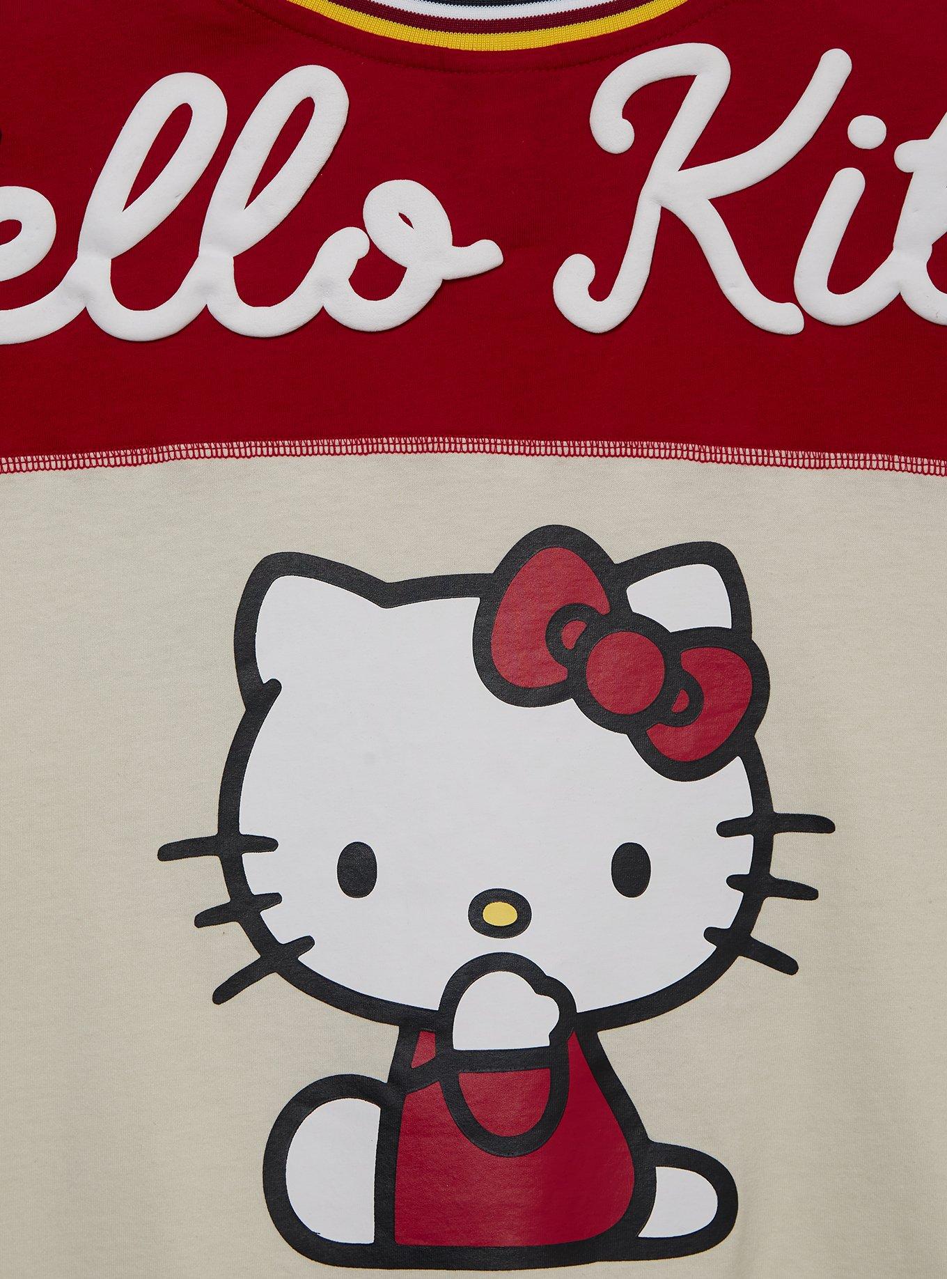 Sanrio Hello Kitty Color Block Women's Plus Long Sleeve T-Shirt - BoxLunch Exclusive