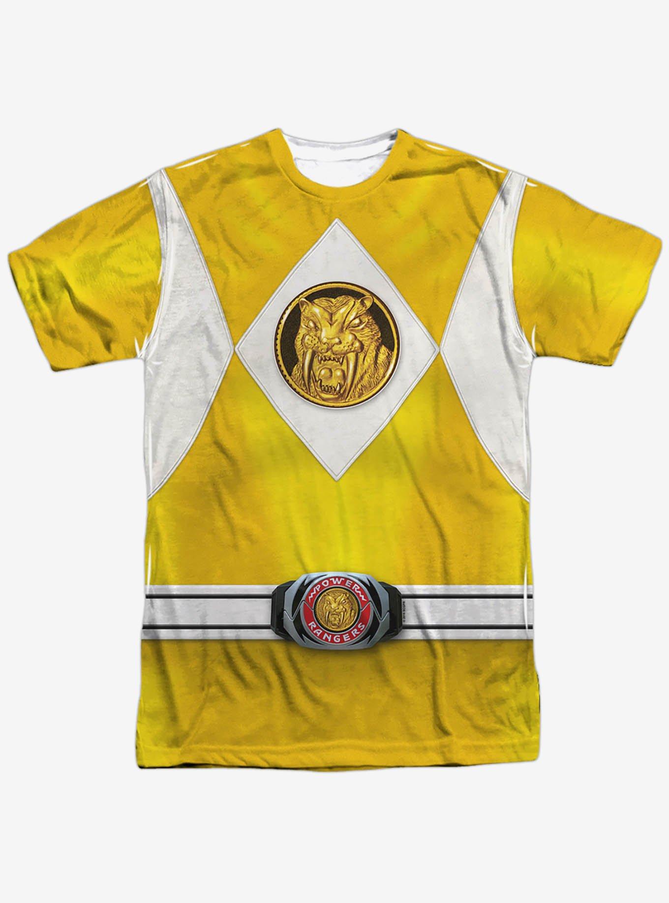 Mighty Morphin' Power Rangers Yellow Ranger Sublimated T-Shirt, , hi-res