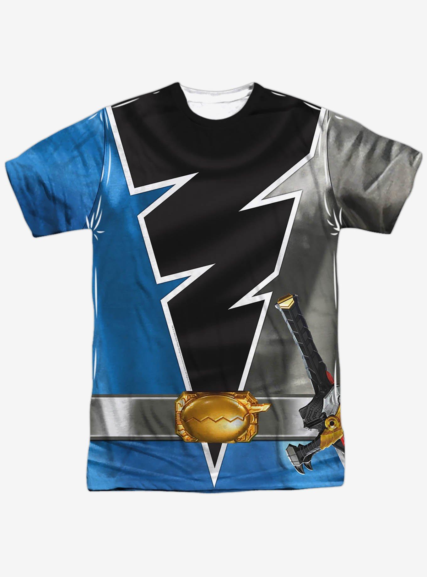 Mighty Morphin' Power Rangers Dino Fury Blue Ranger Sublimated T-Shirt, , hi-res