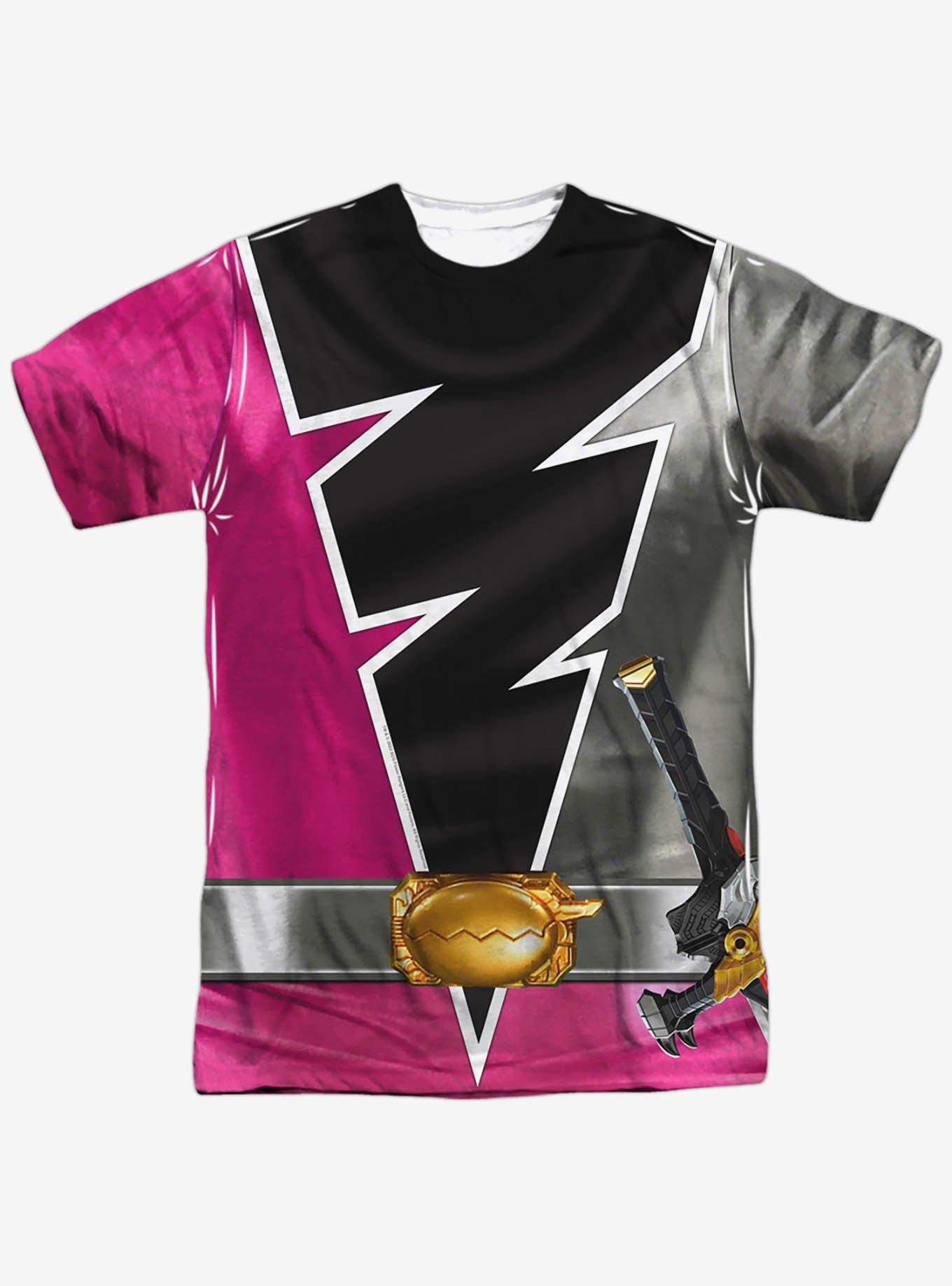 Mighty Morphin' Power Rangers Dino Fury Pink Ranger Sublimated T-Shirt, , hi-res