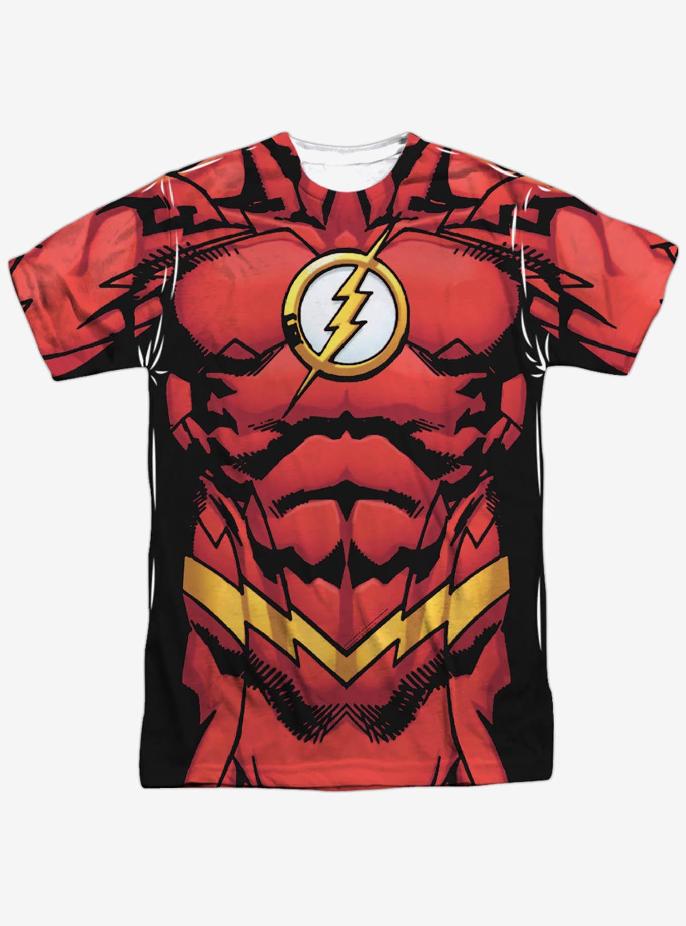 DC Comics Justice League Flash 52 Sublimated Costume T-Shirt, , hi-res