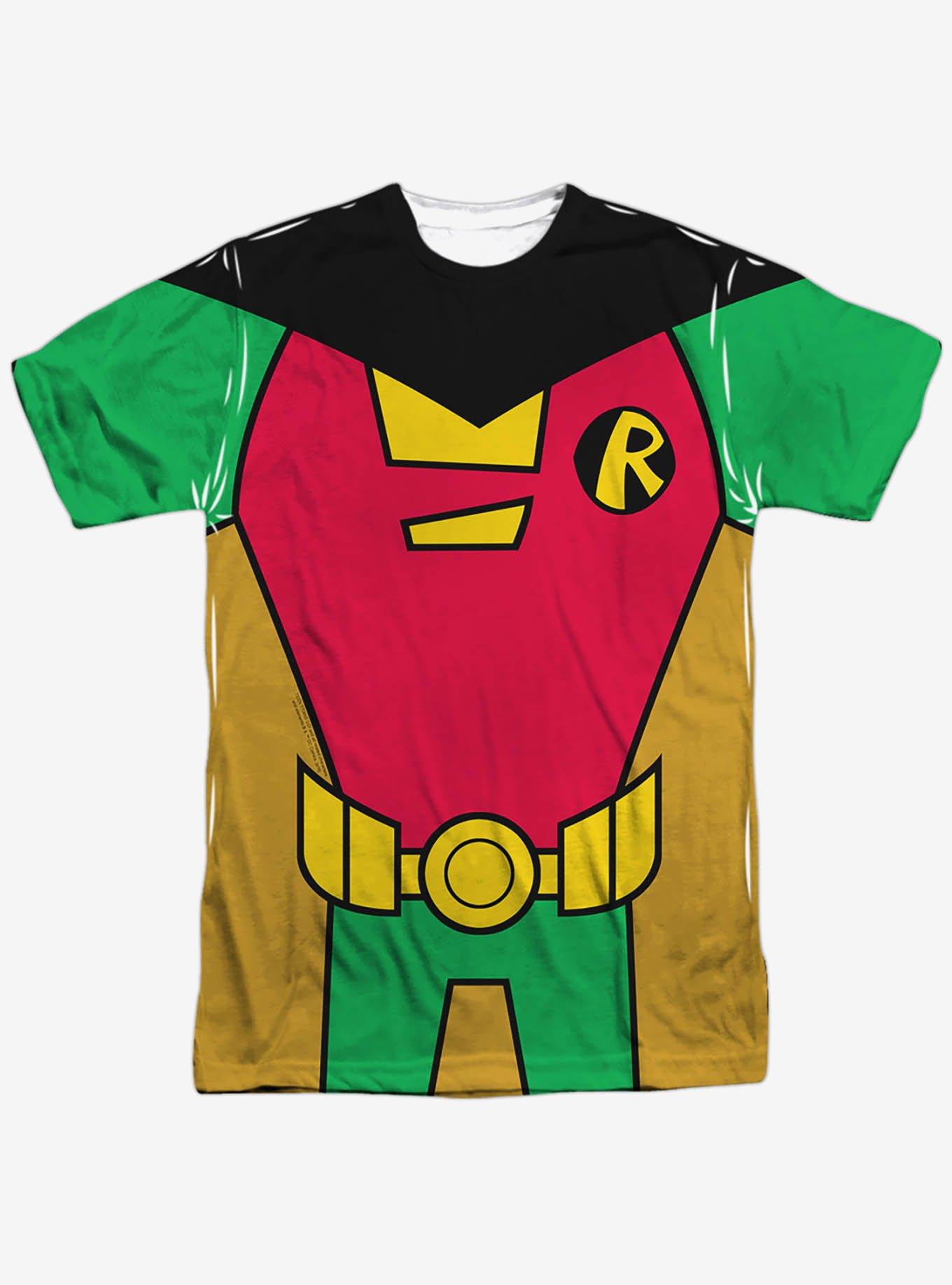 DC Comics Teen Titans Go! Robin Costume Sublimated T-Shirt, , hi-res