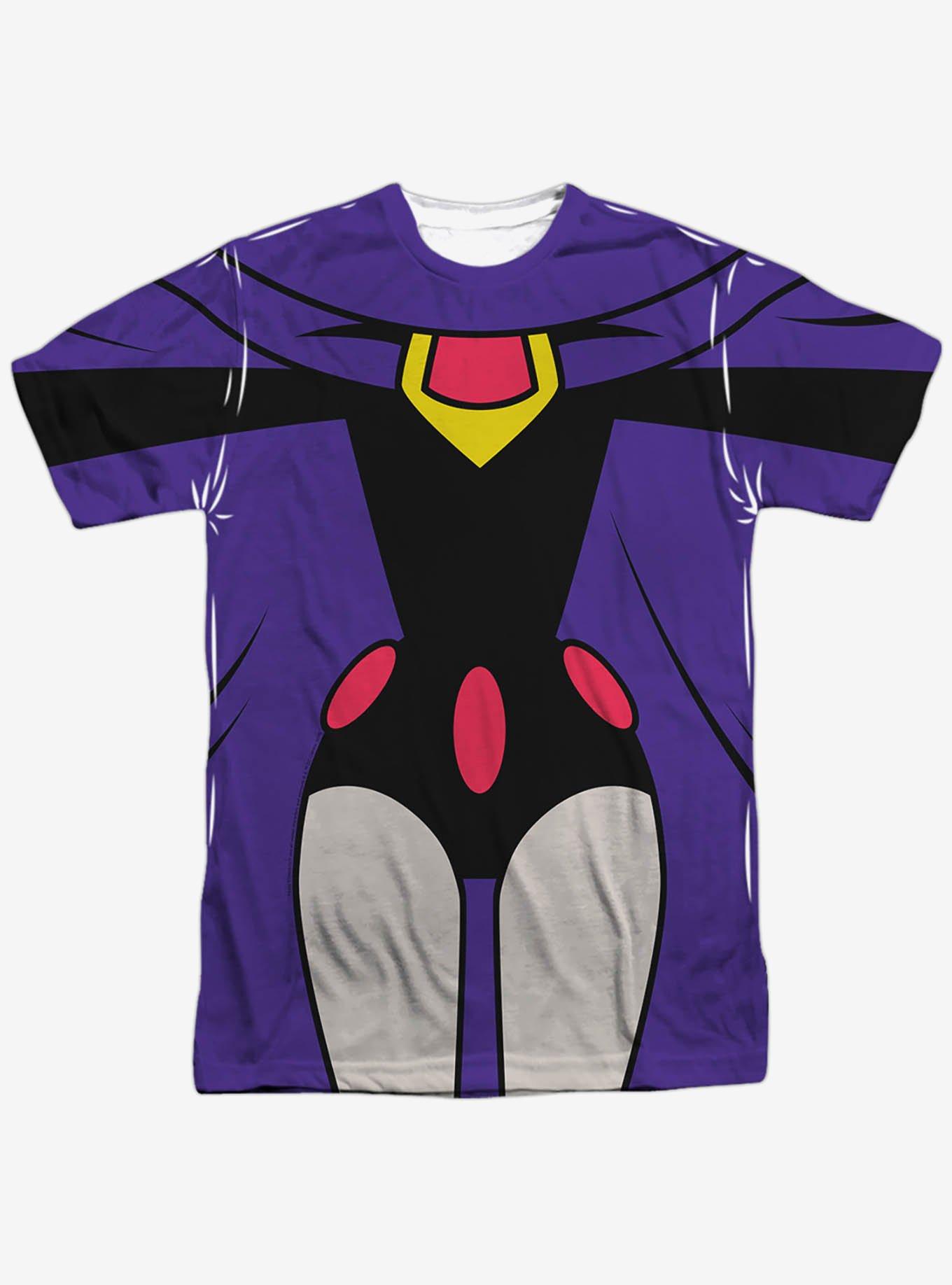 DC Comics Teen Titans Go! Raven Costume Sublimated T-Shirt, MULTI, alternate