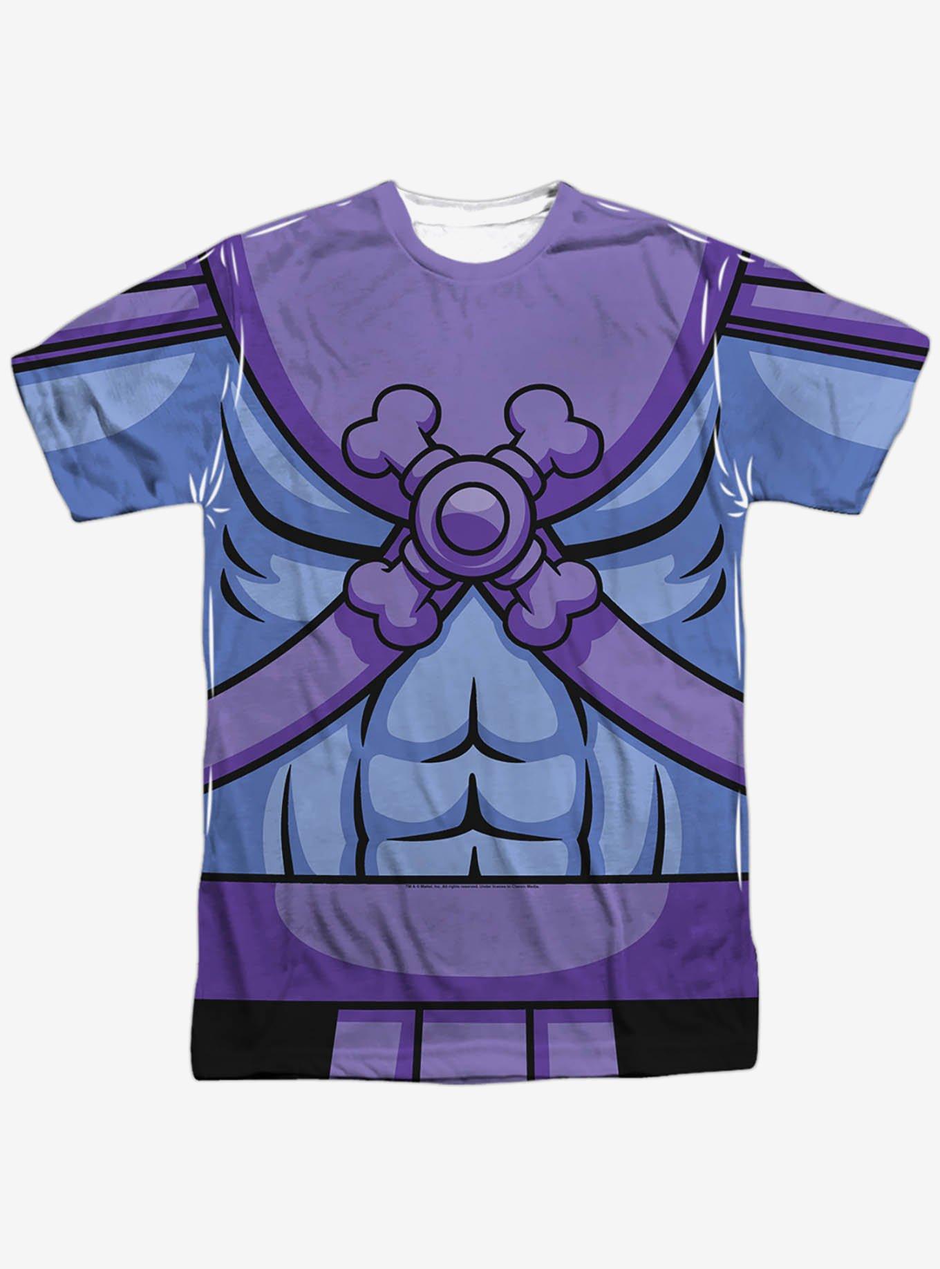 Masters Of The Universe Cartoon Skeletor Costume Print T-Shirt, MULTI, alternate