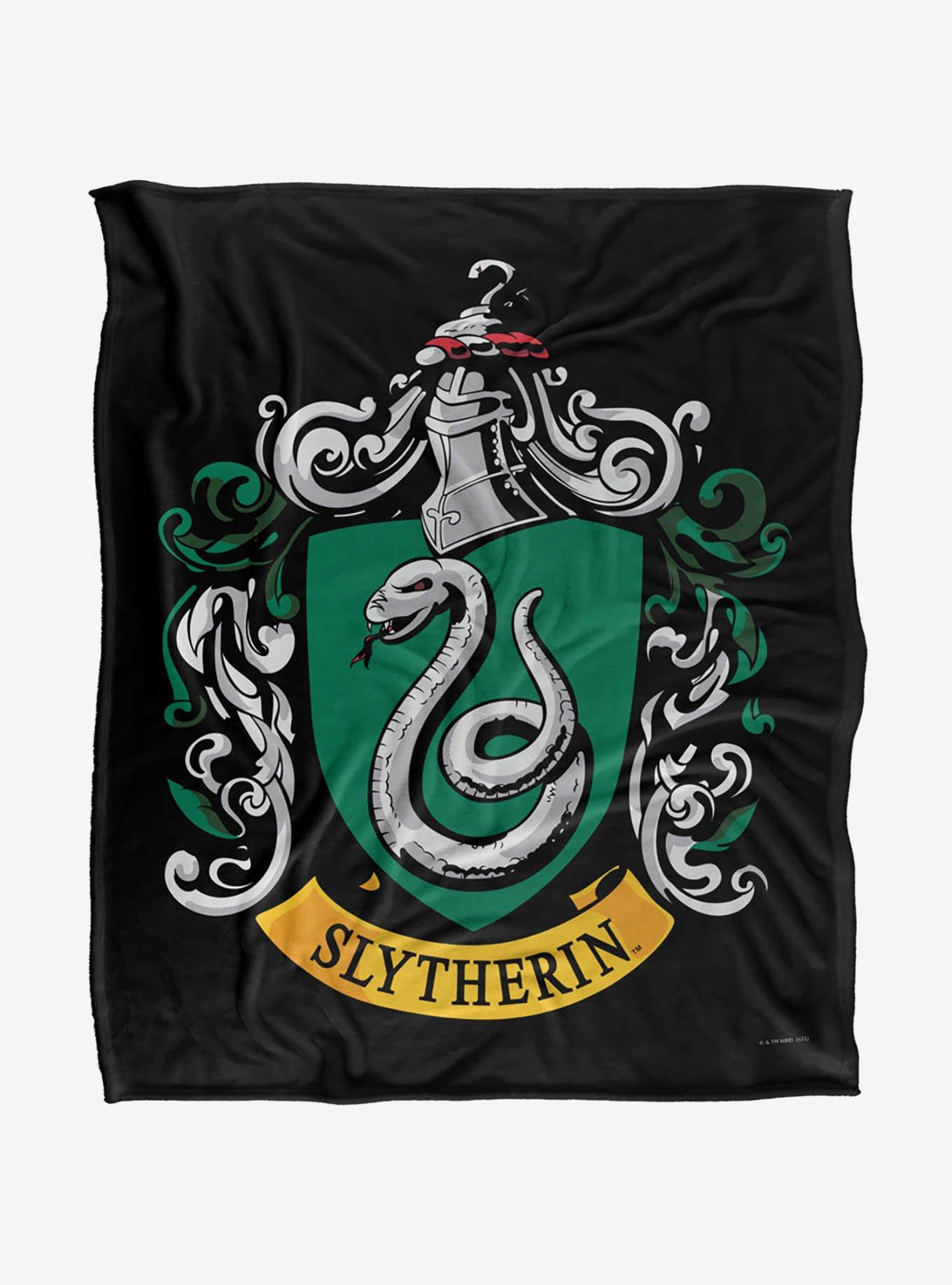 Harry Potter Slytherin Crest 50x60" Throw Blanket, , hi-res