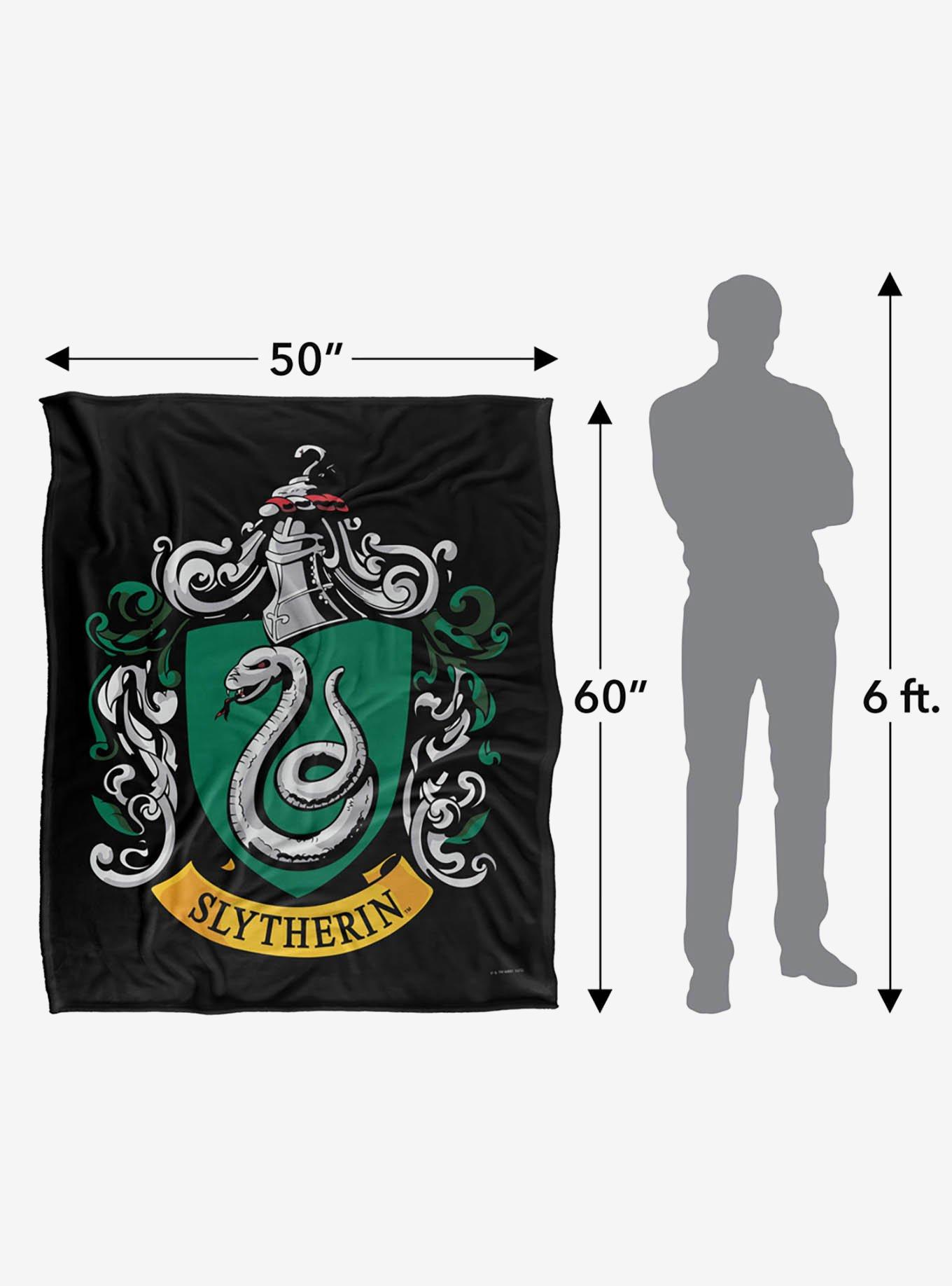 Harry Potter Slytherin Crest 50x60" Throw Blanket, , alternate