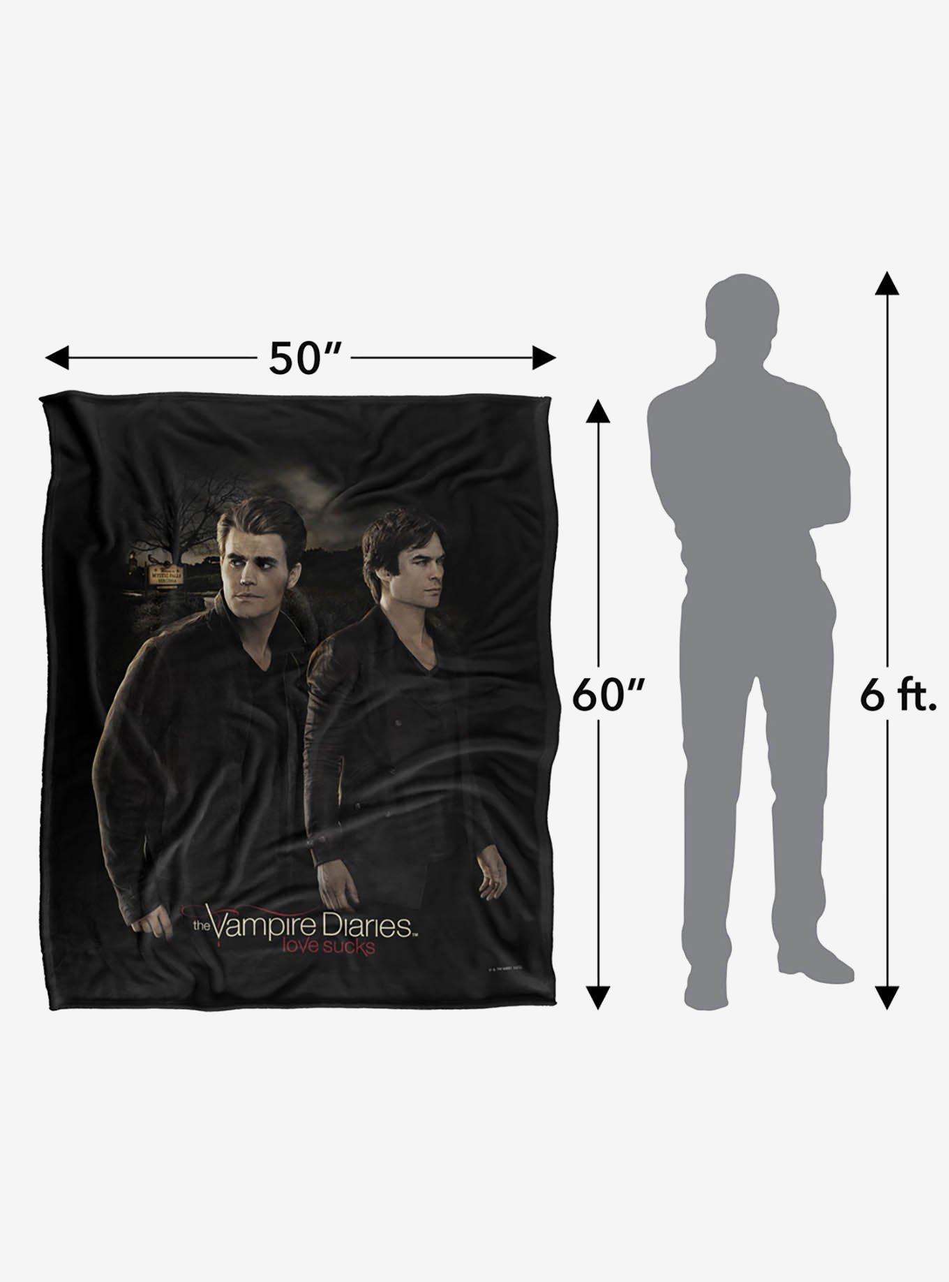 The Vampire Diaries Brothers 50x60" Throw Blanket, , alternate