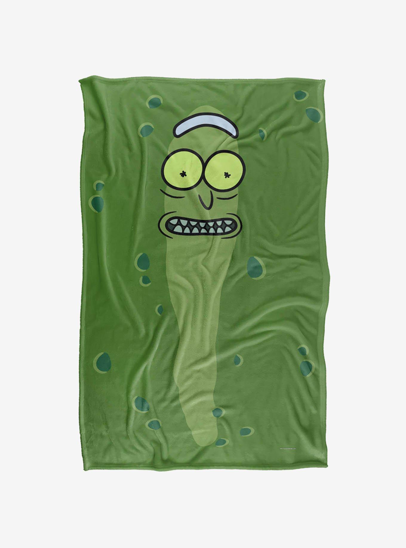 Rick and Morty Pickle Rick 36x58" Throw Blanket, , hi-res