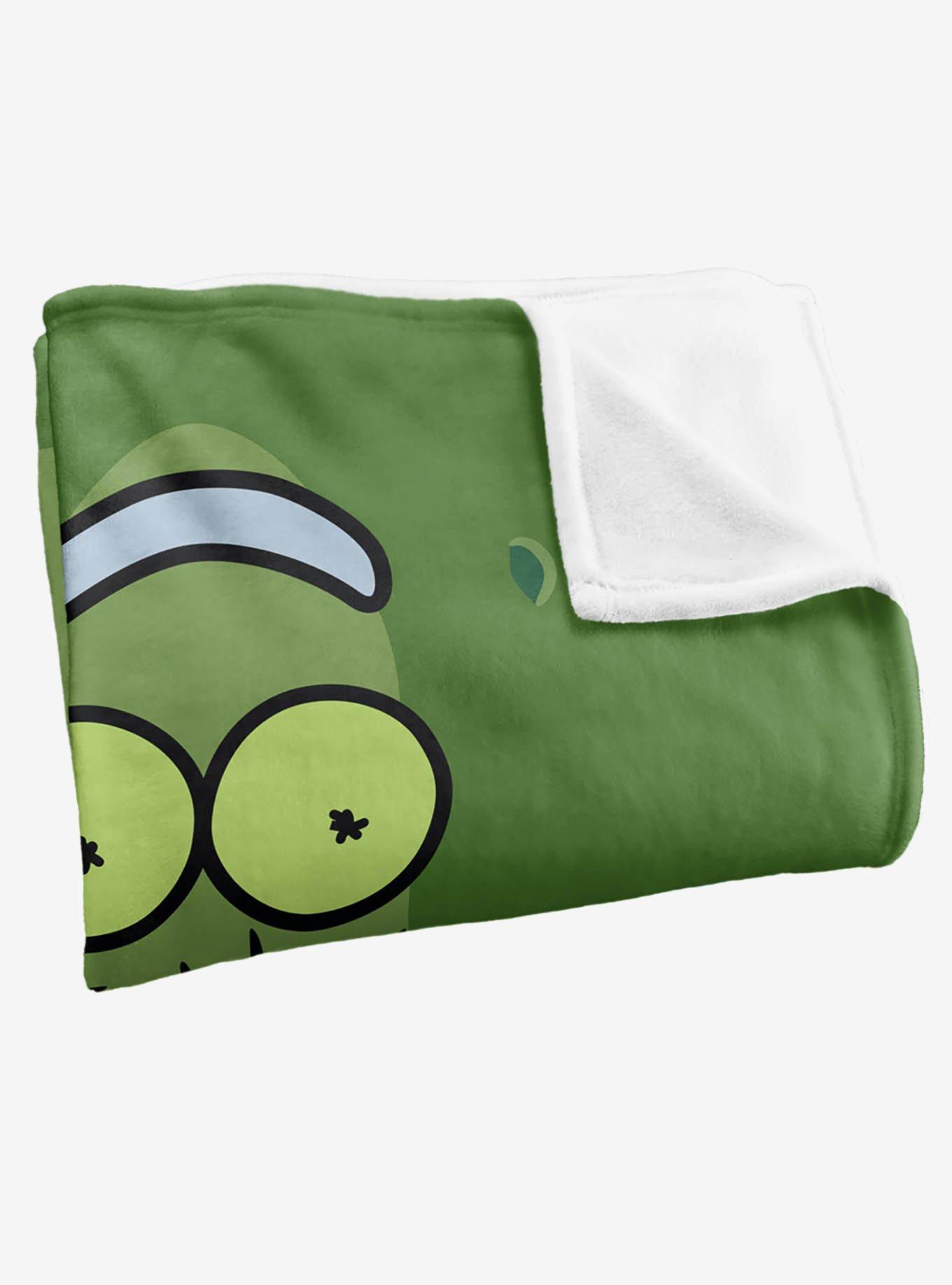Rick and Morty Pickle Rick 36x58" Throw Blanket, , alternate