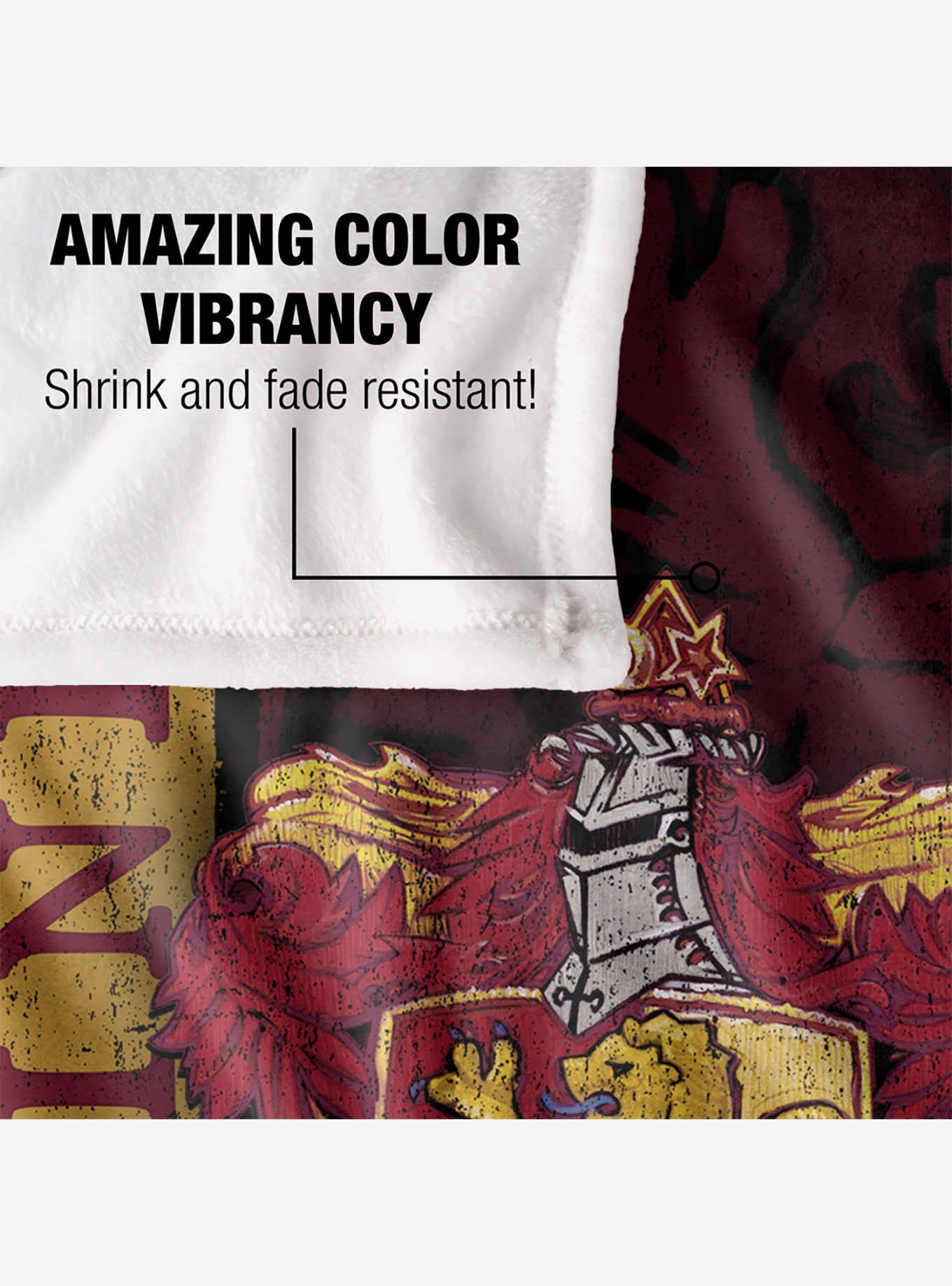 Harry Potter Gryffindor House Crest 36x58" Throw Blanket, , alternate