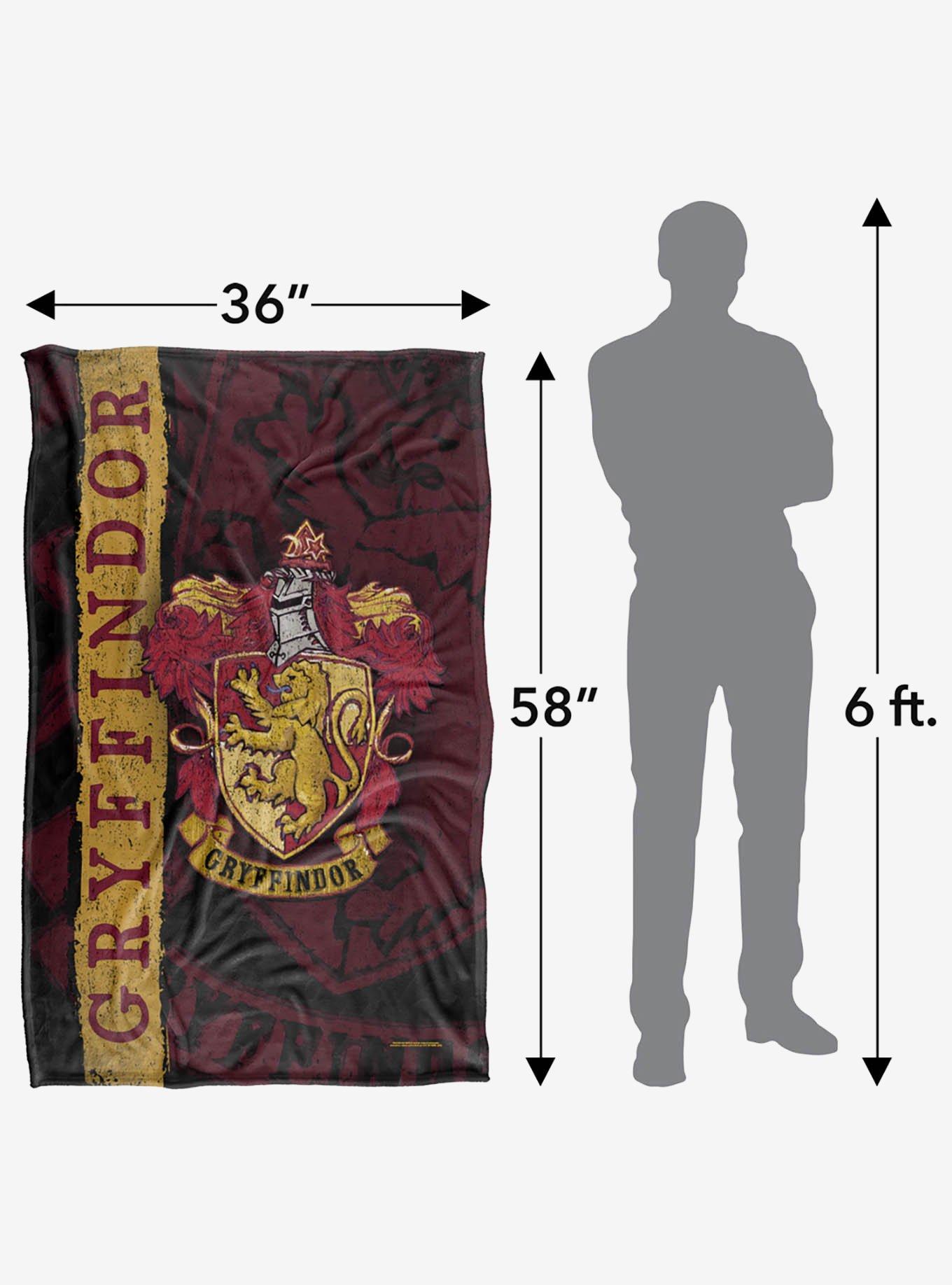 Harry Potter Gryffindor House Crest 36x58" Throw Blanket, , alternate