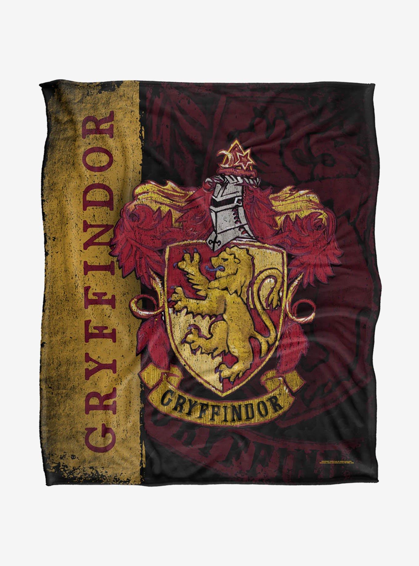 Harry Potter Gryffindor House Crest 50x60" Throw Blanket, , hi-res