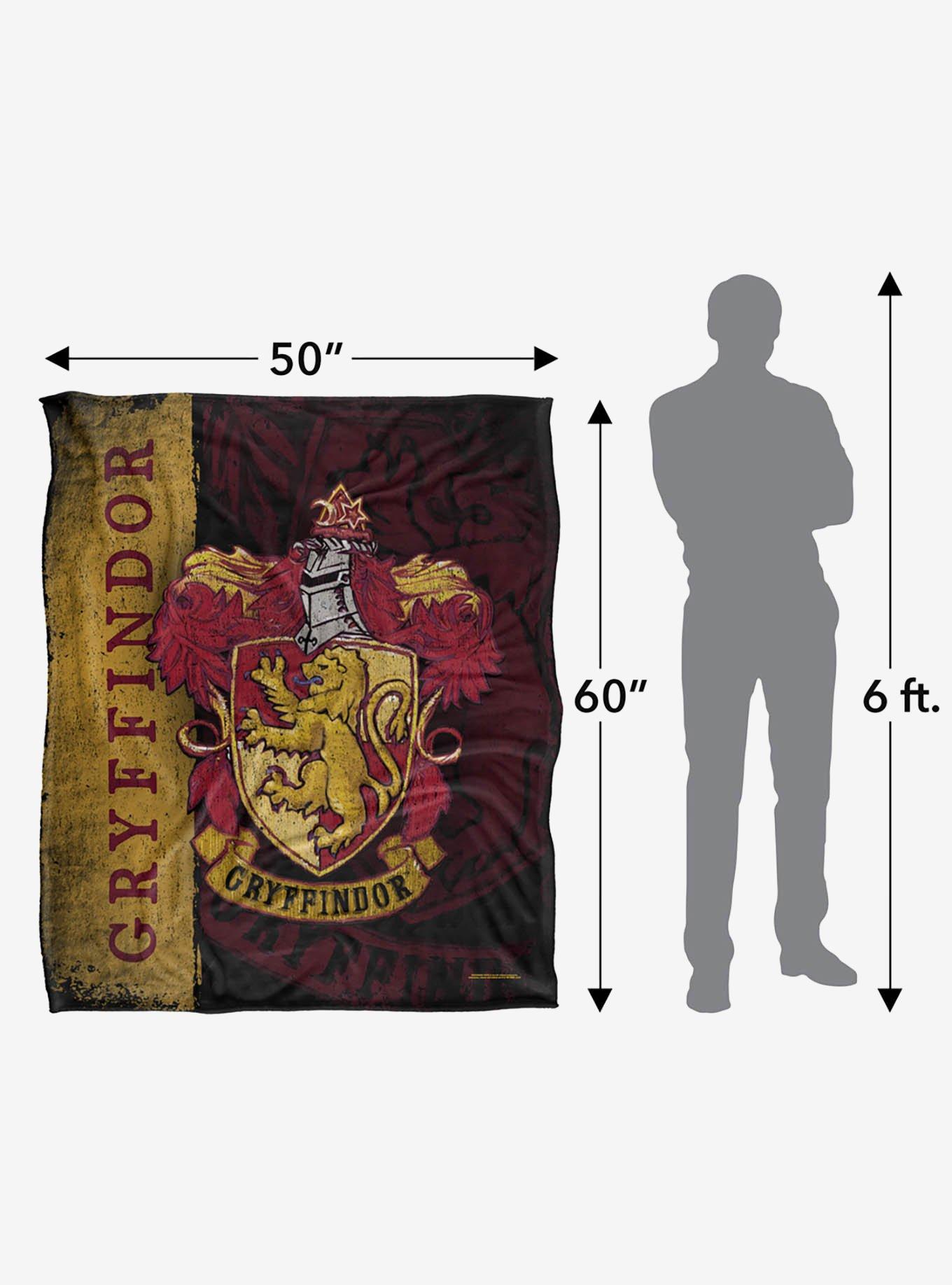 Harry Potter Gryffindor House Crest 50x60" Throw Blanket, , alternate