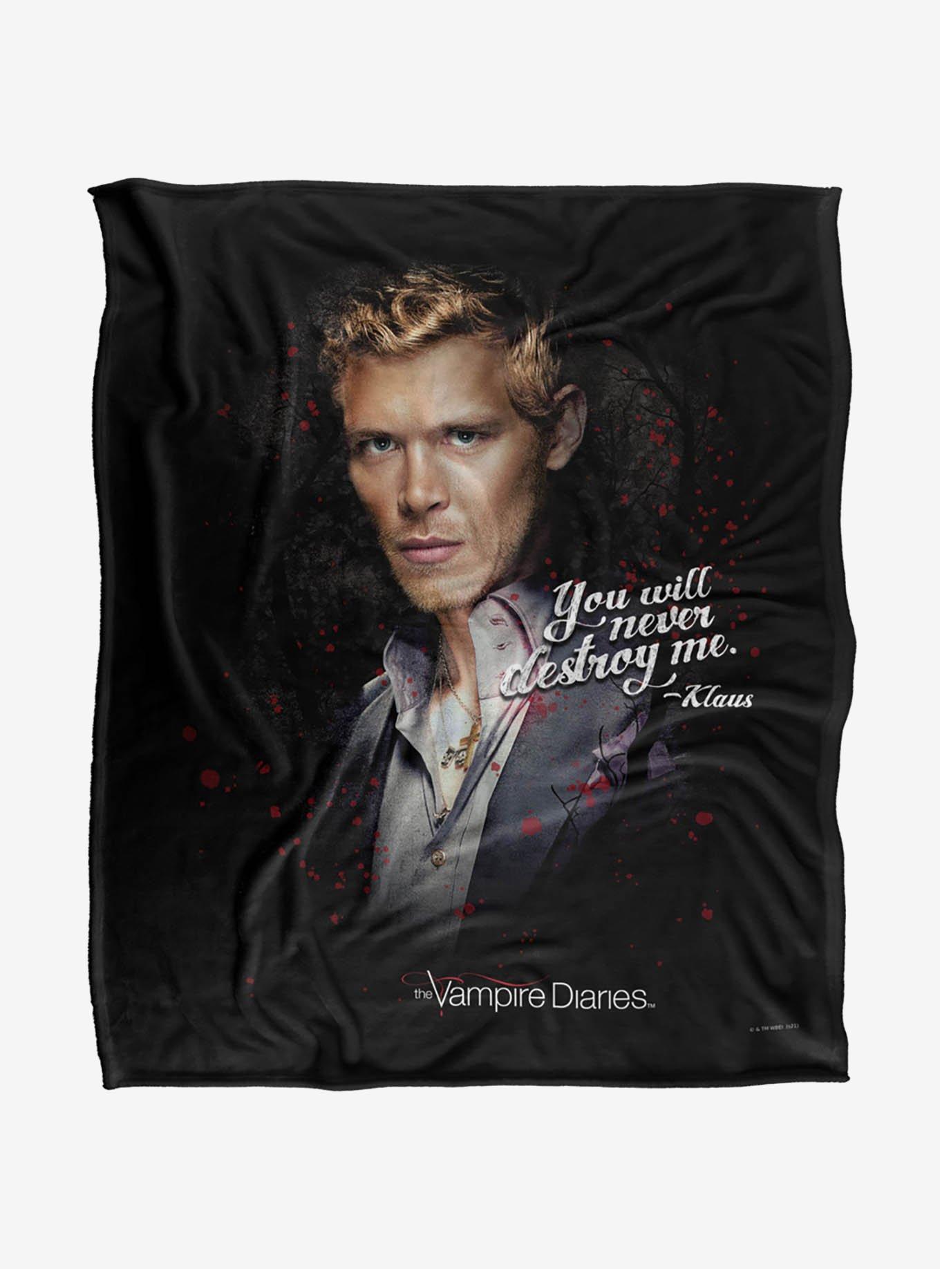 The Vampire Diaries Never Destroy 50x60" Throw Blanket, , hi-res